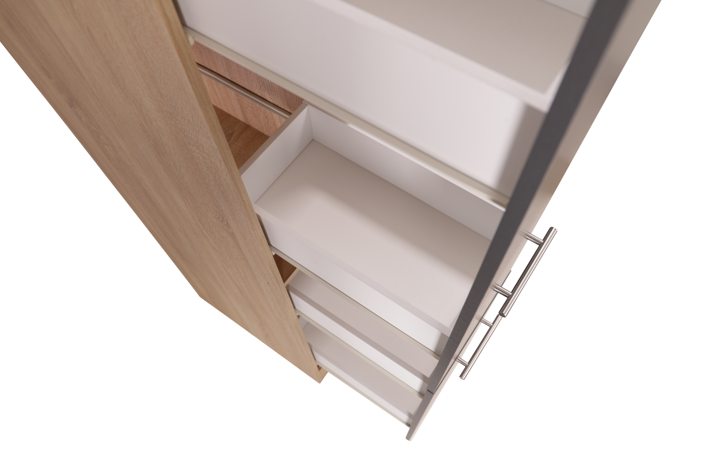 RESPEKTA Apothekerschrank »Merle« Breite 30 cm, Stangengriffe aus Metall