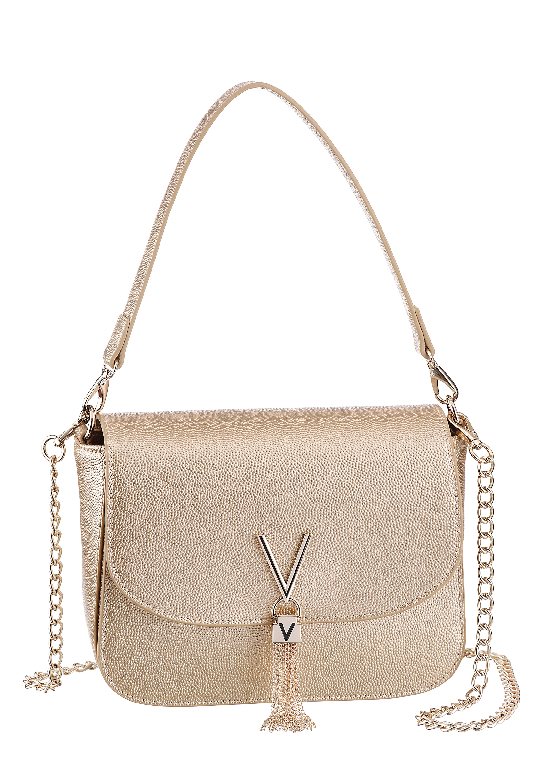 VALENTINO BAGS Schultertasche "SHOULDER BAG", mit Ketten Details Handtasche Damen Tasche Damen Schultertasche