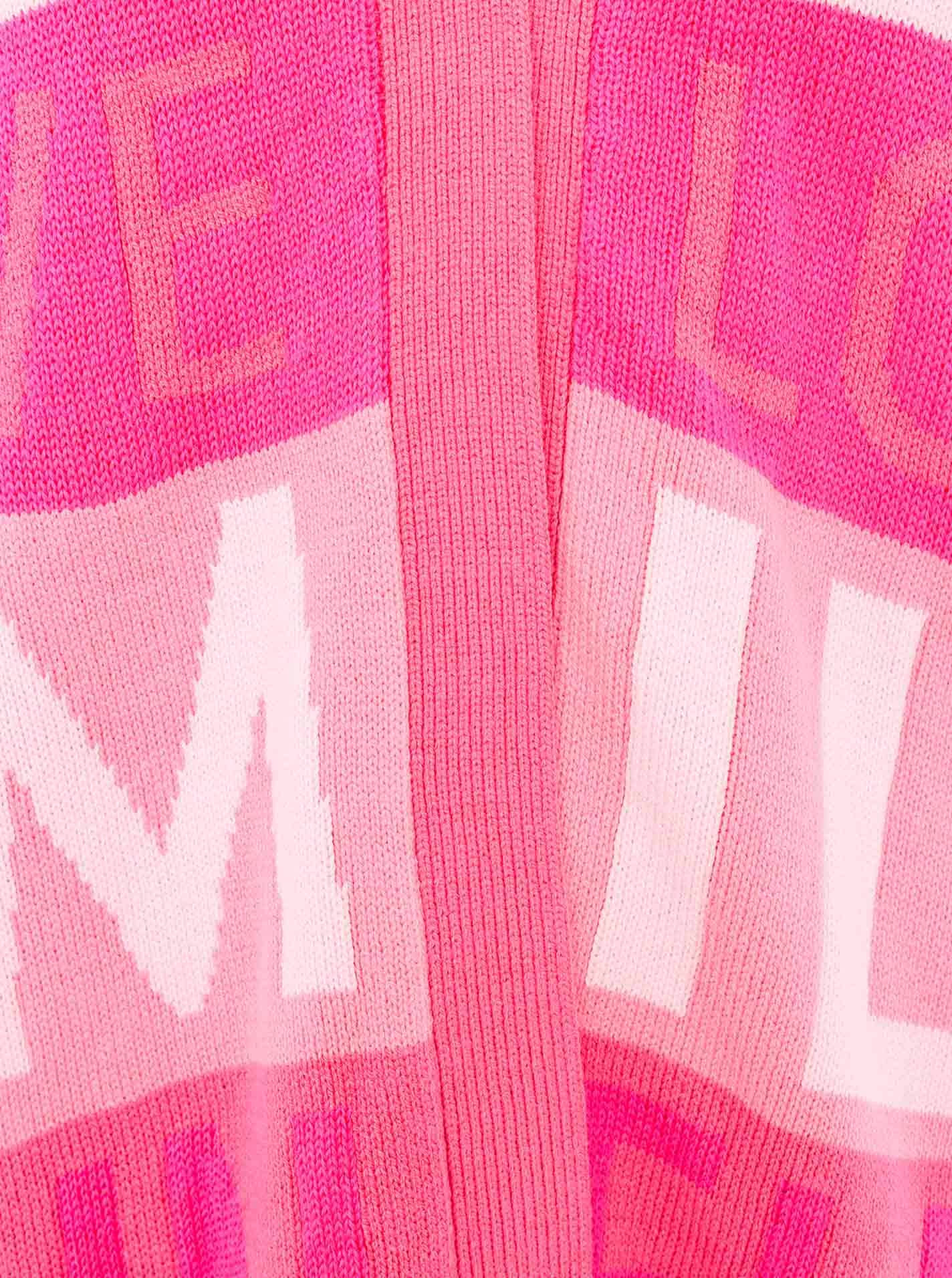 Zwillingsherz Cardigan »"Smile Fun Happy"«, mit Schriftzug und Streifen