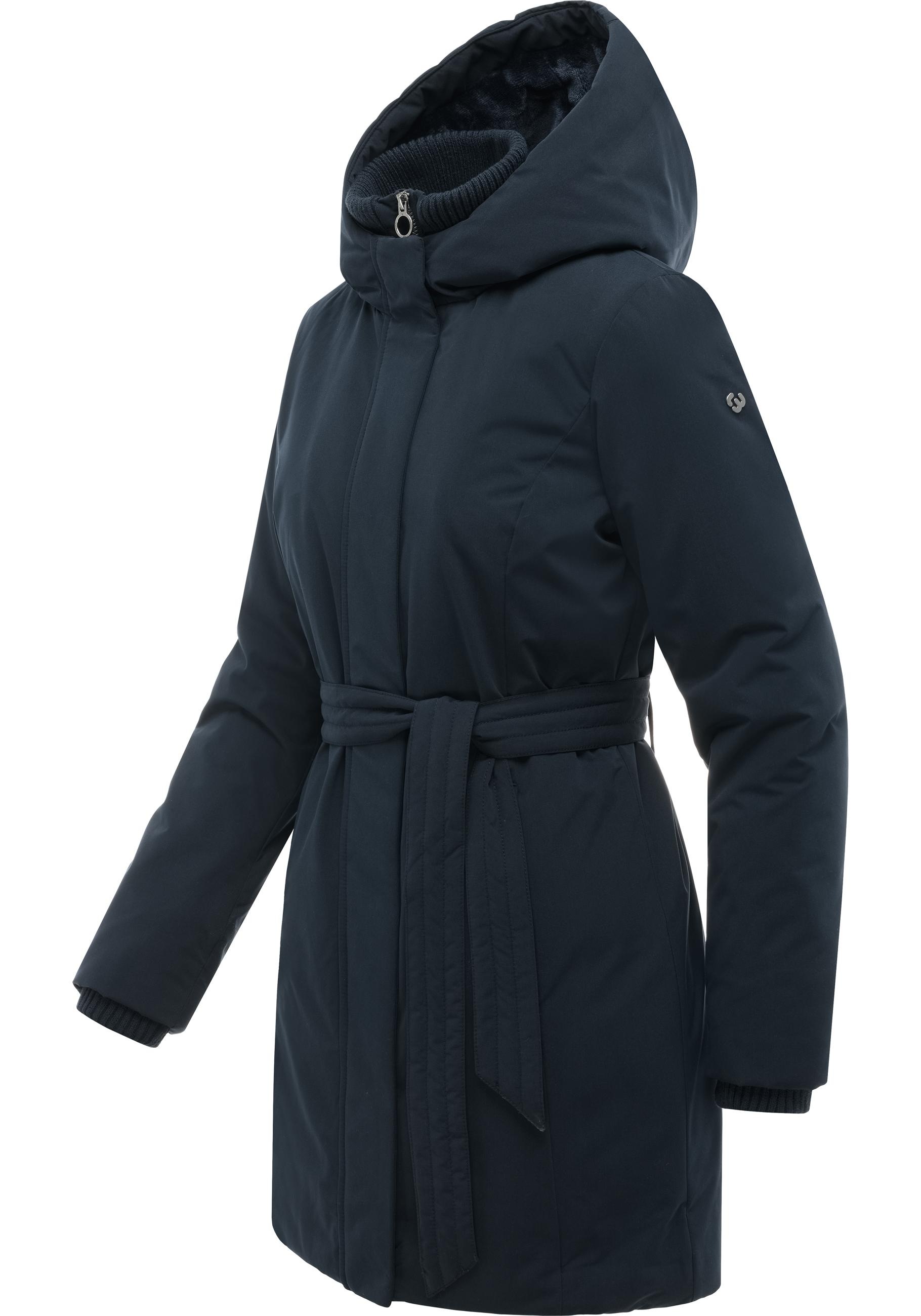 Ragwear Kurzmantel »Northe Y« Wintermantel mit Taillengürtel