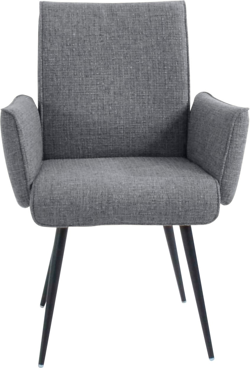 K+W Komfort & Wohnen Armlehnstuhl "Giacomo I" () 1 Stk.4- Fuß-Armlehnenstuh günstig online kaufen