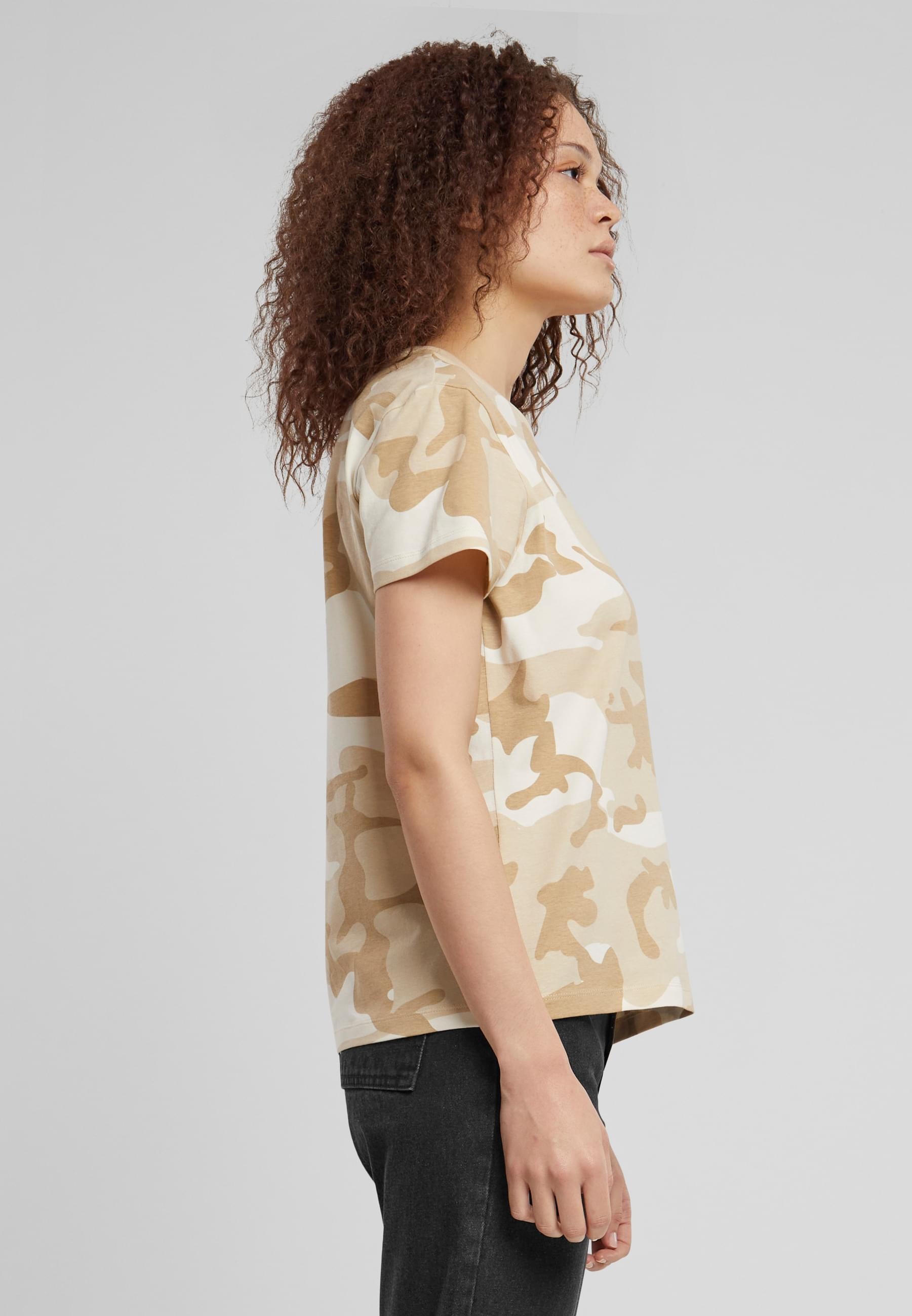 URBAN CLASSICS T-Shirt »Urban Classics Ladies Camo Regular Tee«, (1 tlg.)