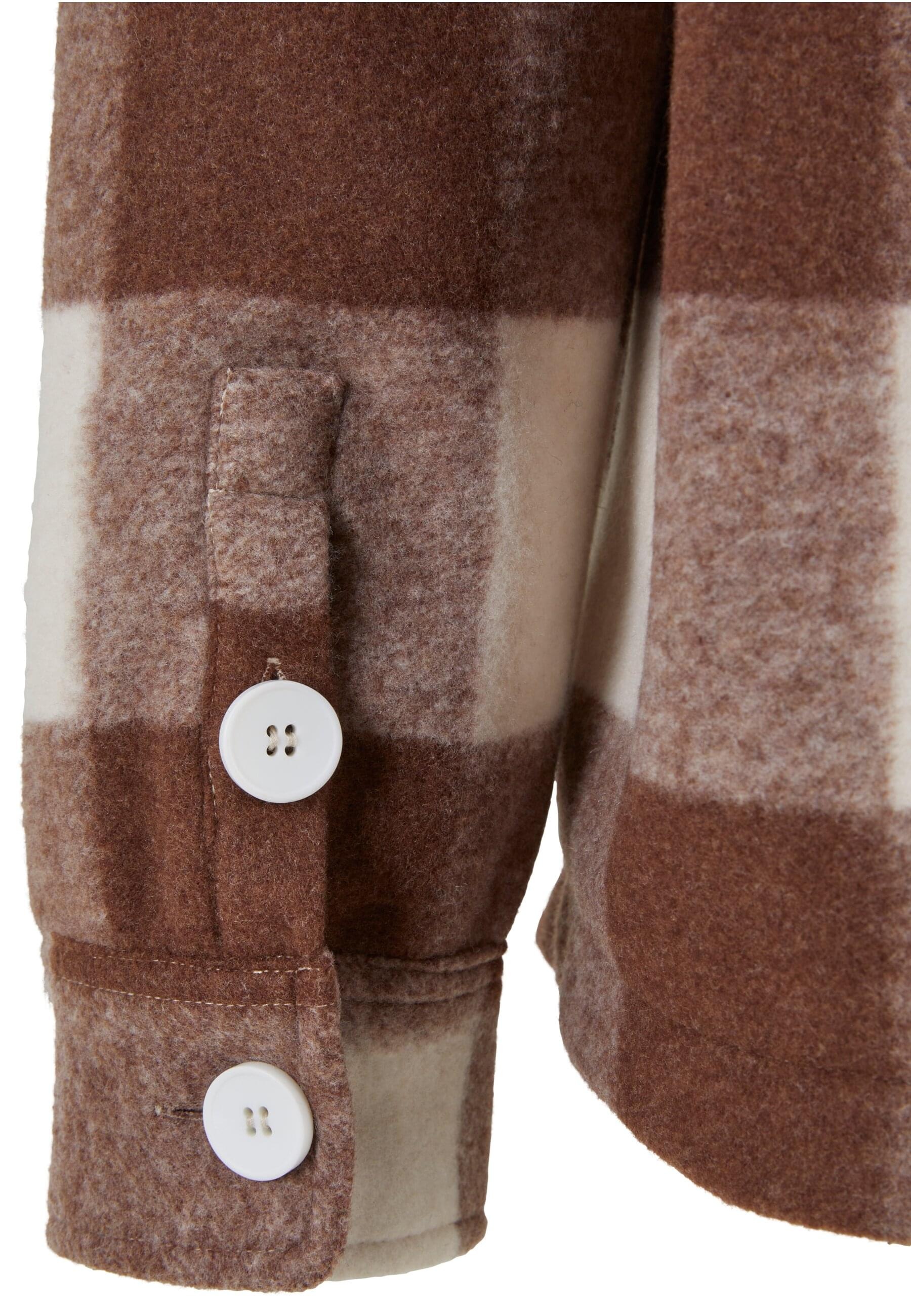 URBAN CLASSICS Allwetterjacke »Urban Classics Big Check Jacket With Hood«, (1 St.), mit Kapuze