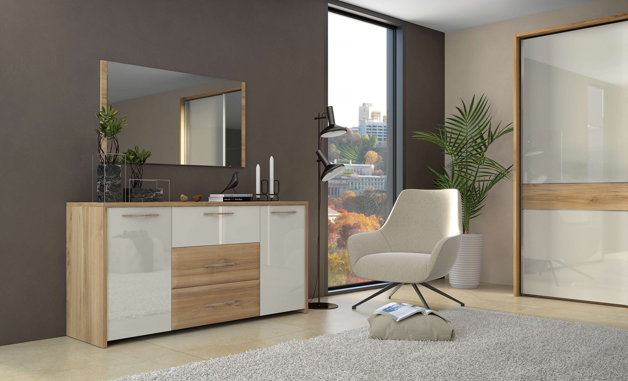 Home affaire Wandspiegel "Gala, 123x65cm", FSC-zertifizierter Holzwerkstoff günstig online kaufen