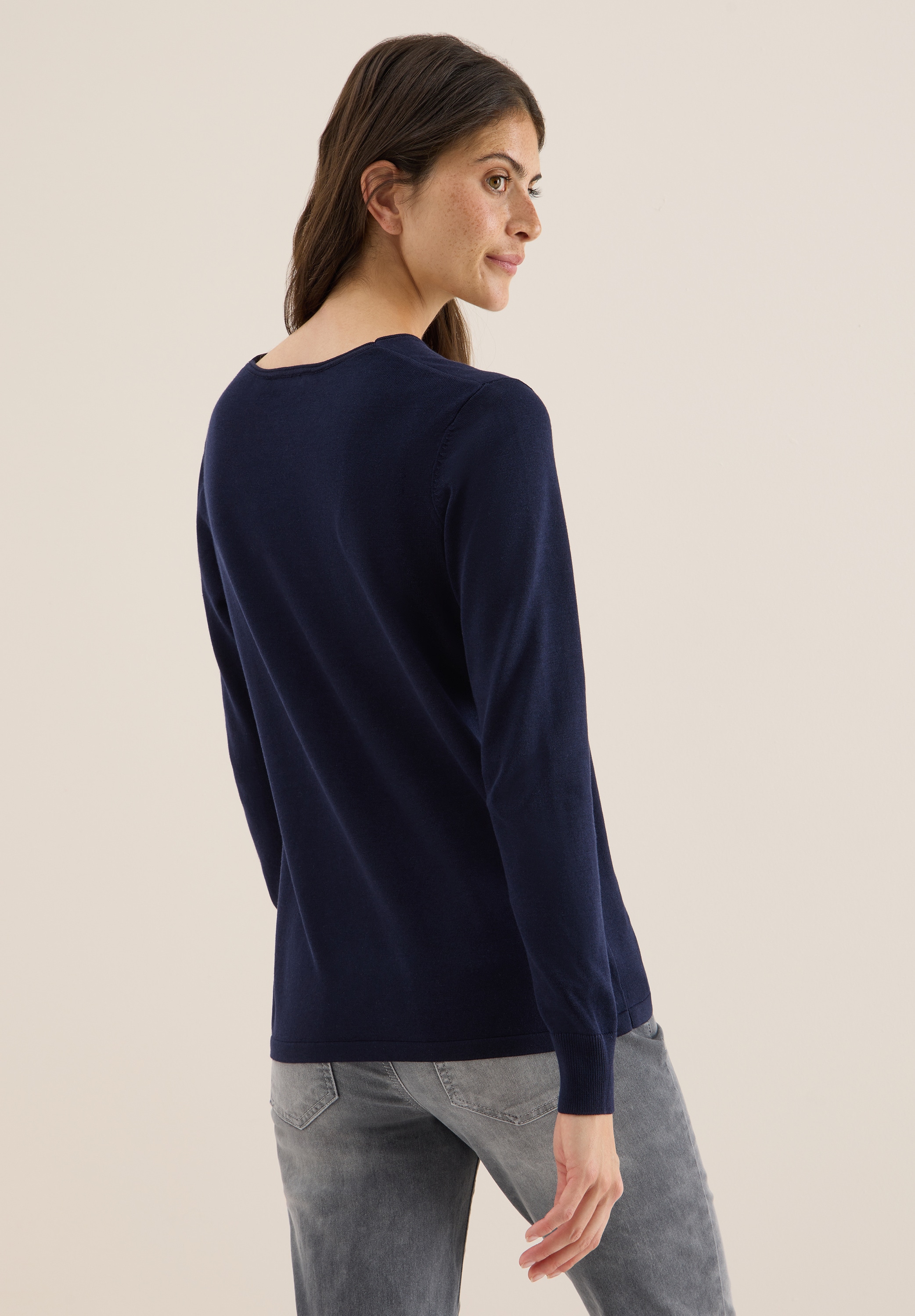 Cecil Strickpullover, im soften Baumwoll-Mix
