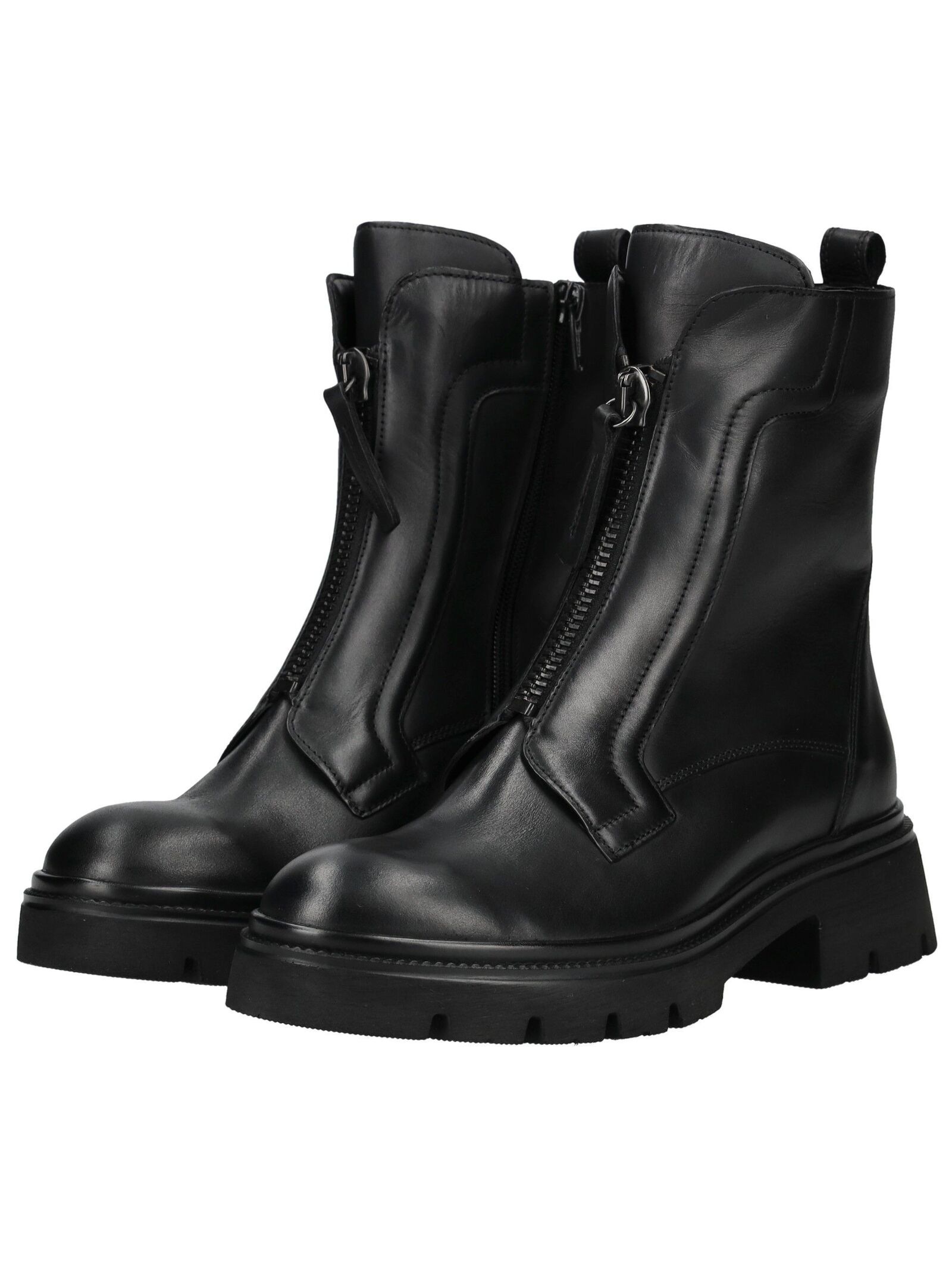 Schnürstiefelette GABOR "Gabor Stiefelette Glattleder", Damen, Gr. 38, schwarz, Glattleder, Schuhe Schnürstiefelette 3