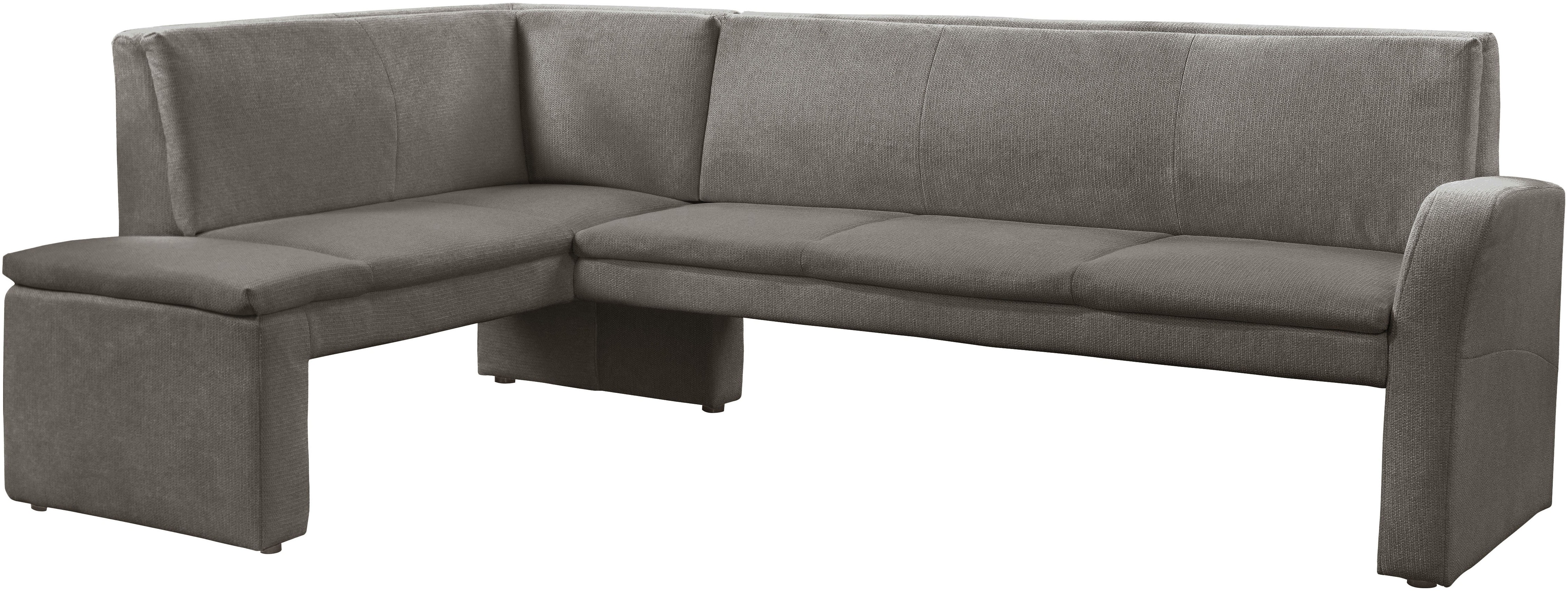 exxpo - sofa fashion Eckbank "Cortado, elegant und modern mit hohem Sitzkomfort" hohe Bodenfreiheit, schöne Detailverarbeitung, wahlweise Lederbezug