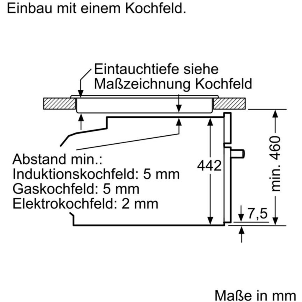 NEFF Backofen mit Mikrowelle »C15MS22N0«, N 90, C15MS22N0, easyClean