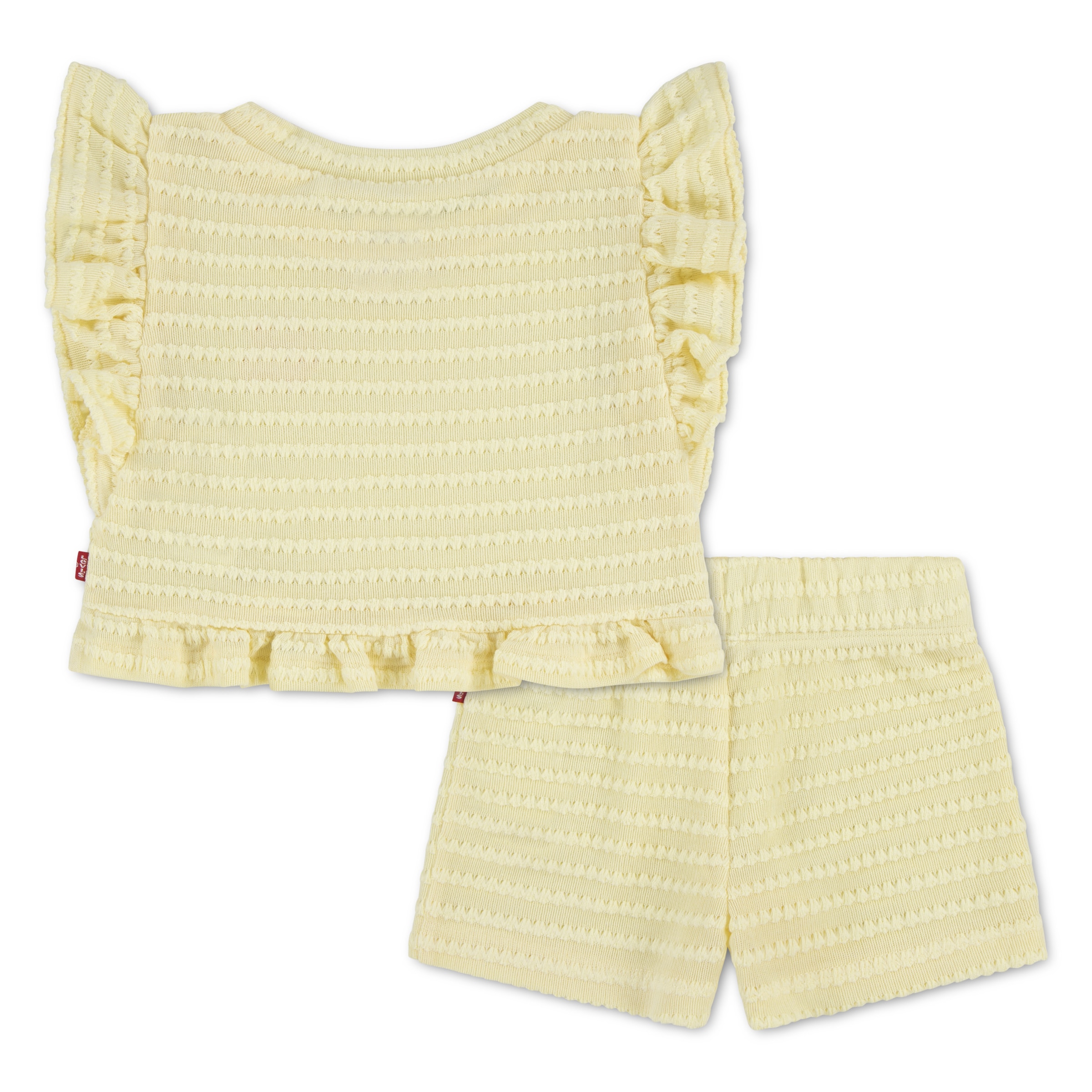 Levi's® Kids Top & Shorts »LVG RUFFLE TOP & SHORT SET« Set, 2 mit Struktur und Rüschen, for Girls