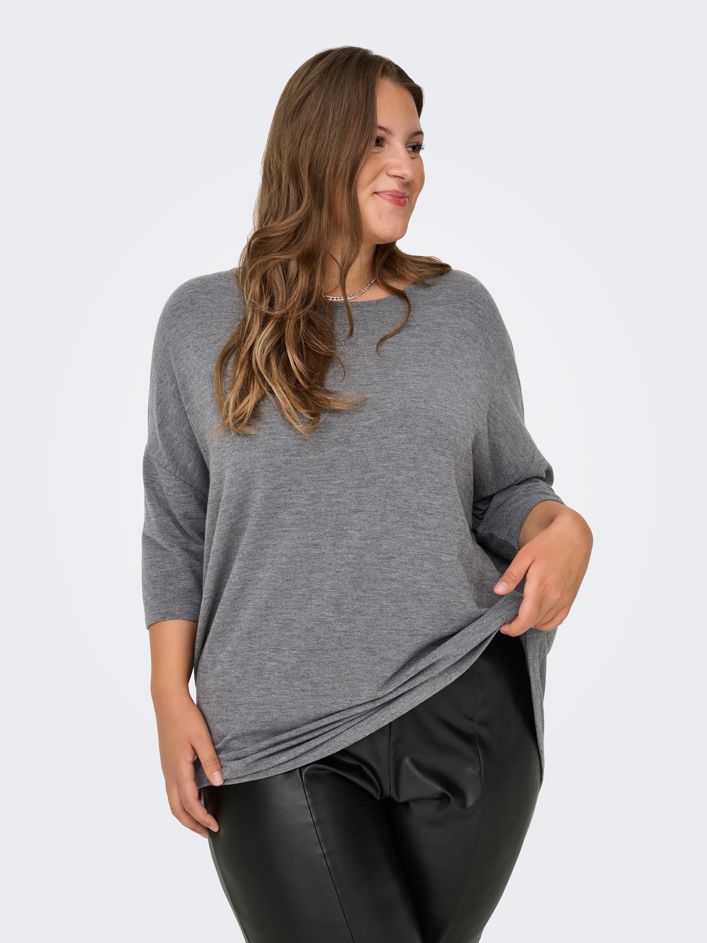 ONLY CARMAKOMA 3/4-Arm-Shirt »CARLAMOUR 3/4 TOP JRS NOOS«