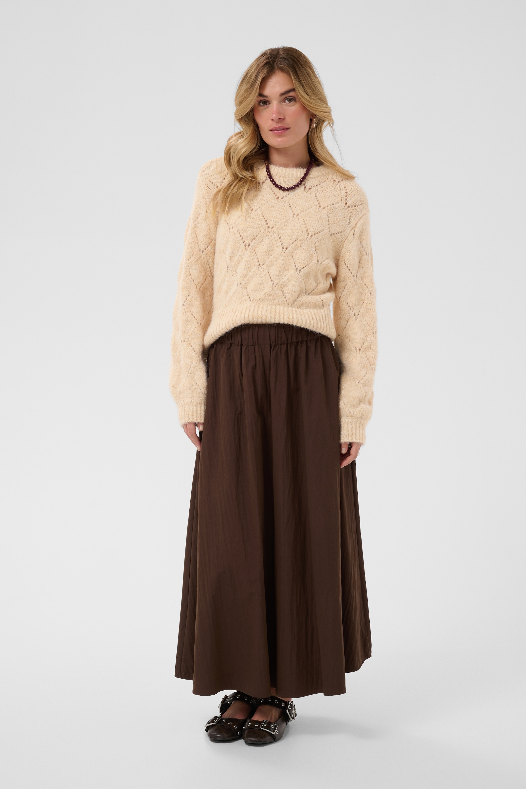 Saint Tropez Strickpullover »TabbathaSZ Pullover« Materialmix, Regular fit