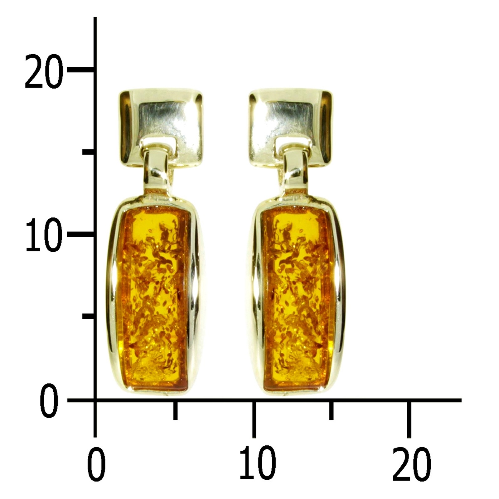 Ostsee-Schmuck Jasmina Earrings Yellow 3