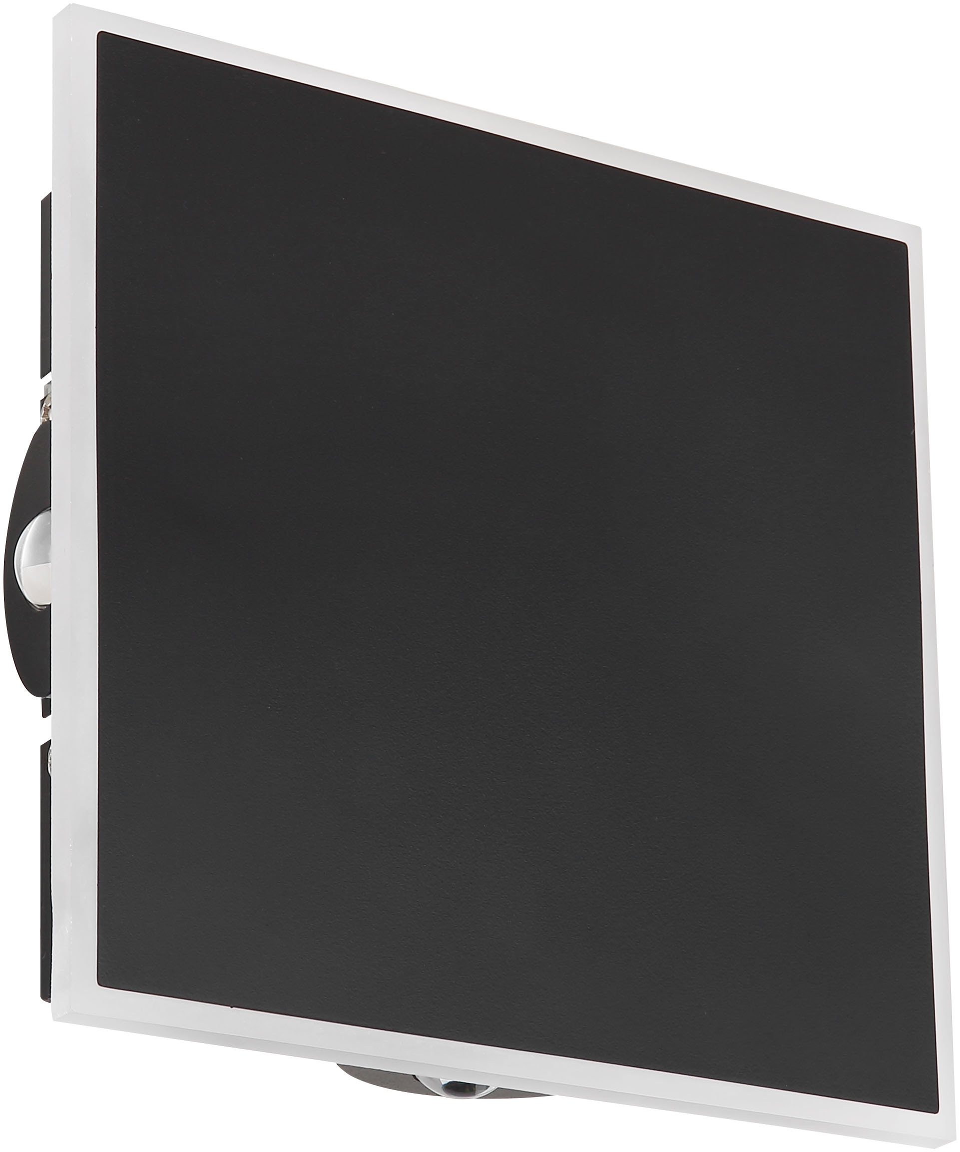 GLOBO LIGHTING LED Wandleuchte »SAIDY«, Leuchtmittel LED-Modul | LED fest integriert, Wandlampe/Metall/schwarz/3000K/Flur/Wohnzimmer/ BxH: 200x200mm