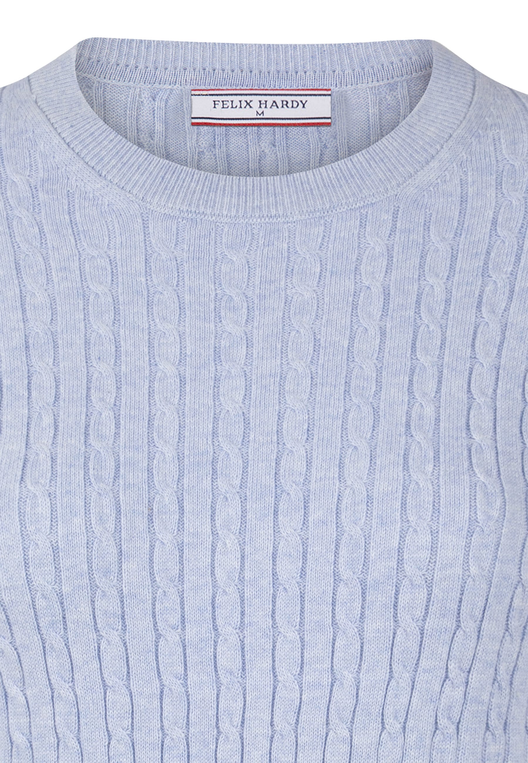 Felix Hardy Rundhalspullover »Zopfmuster Pullover mit Rundhals«