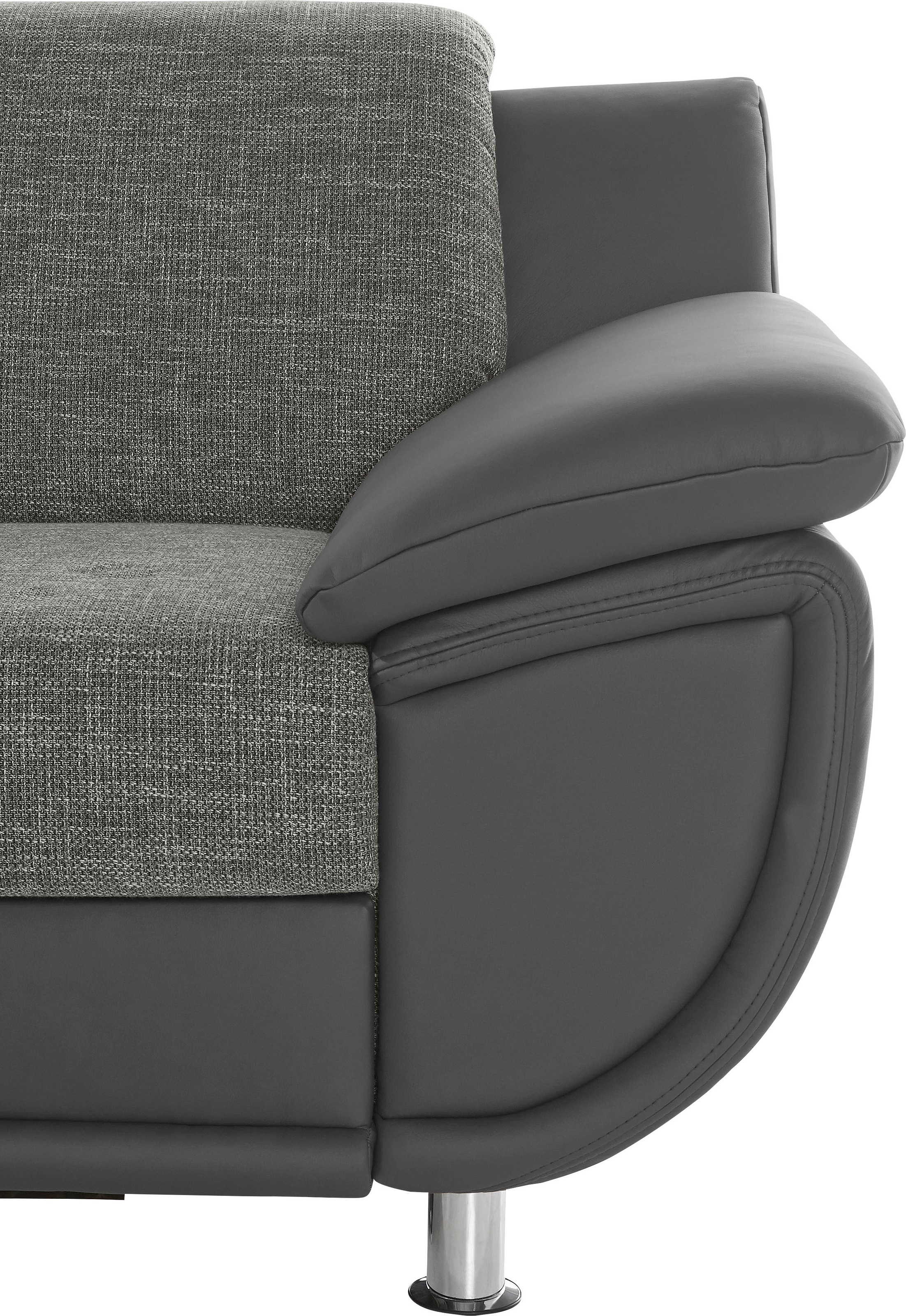 TRENDMANUFAKTUR Sessel »Rondo 3, Loungesessel«, wahlweise mit komfortablem Federkern, mit extra breiten Armlehnen