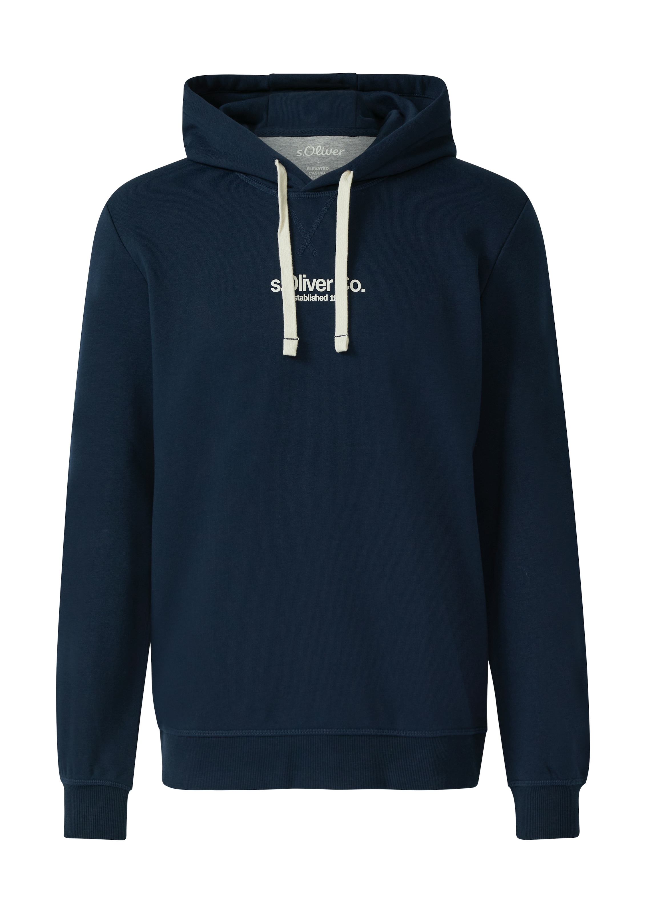 s.Oliver Hoodie, mit Logo Schriftzug