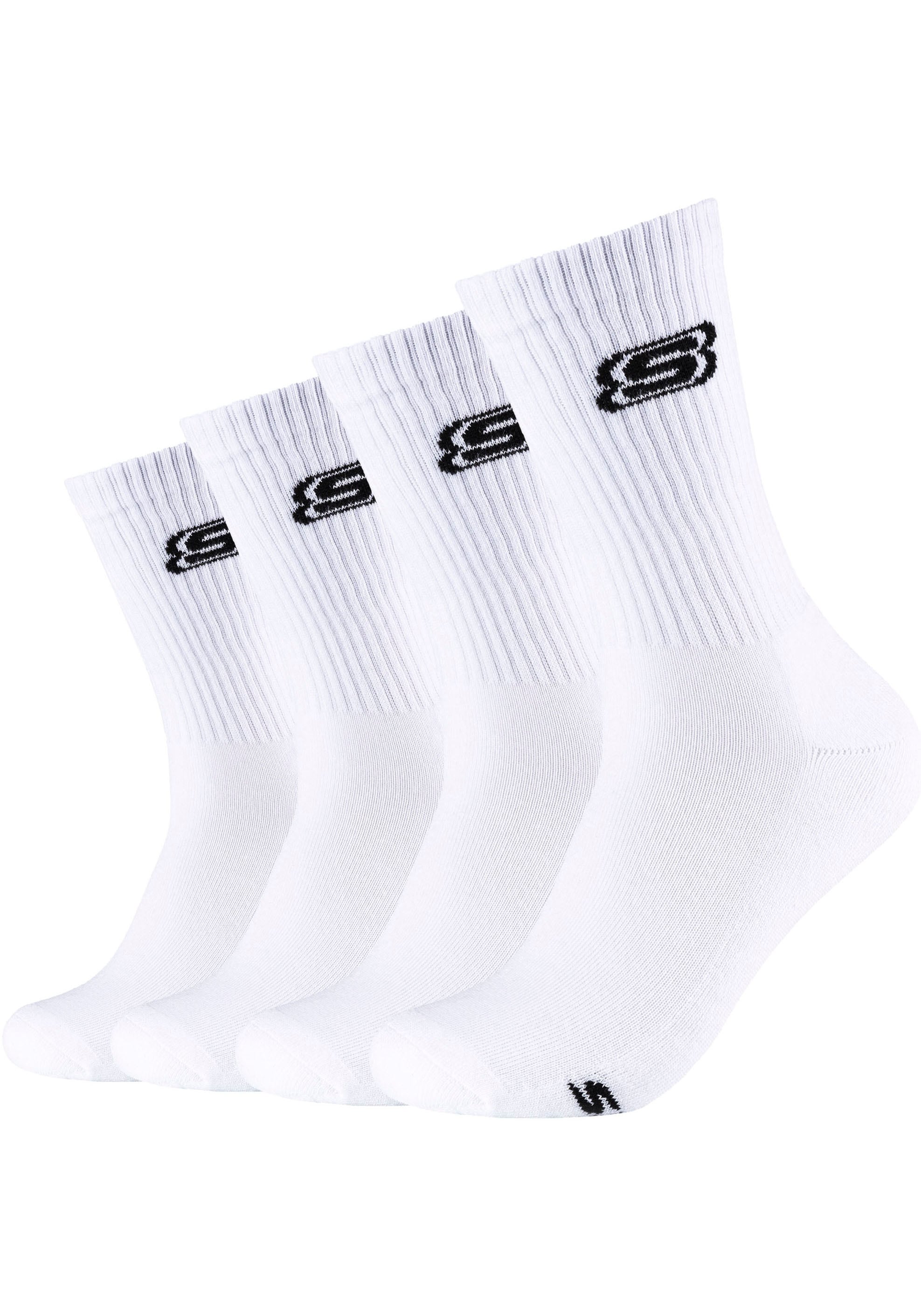 Skechers Socken, (4er Pack), mit verstärkter Ferse & Spitze für lange Haltbarkeit