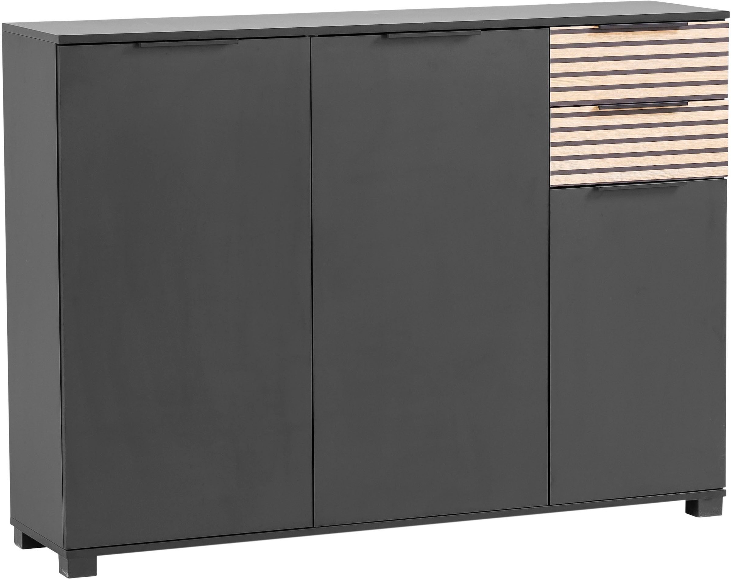 welltime Schuhschrank "Alexa, Breite 141 cm, Front mit Akustikprint", Front günstig online kaufen