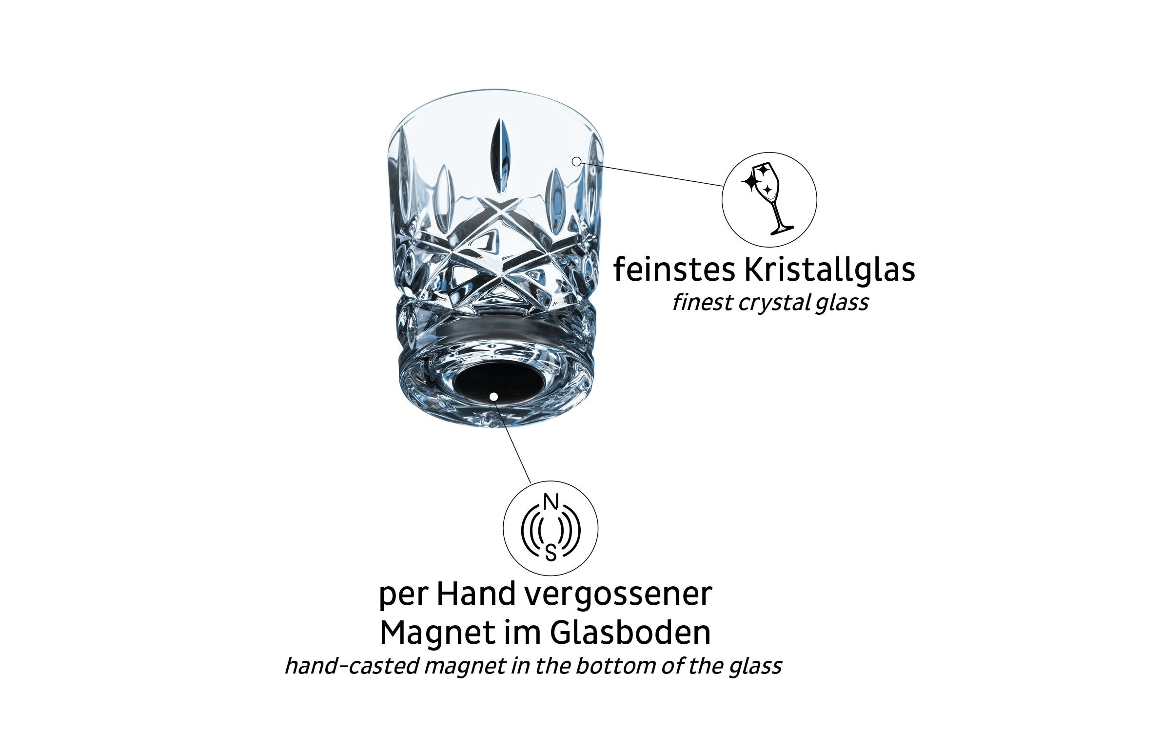 silwy MAGNETIC SYSTEM Glas »Magnet-Kristallgläser Shot«