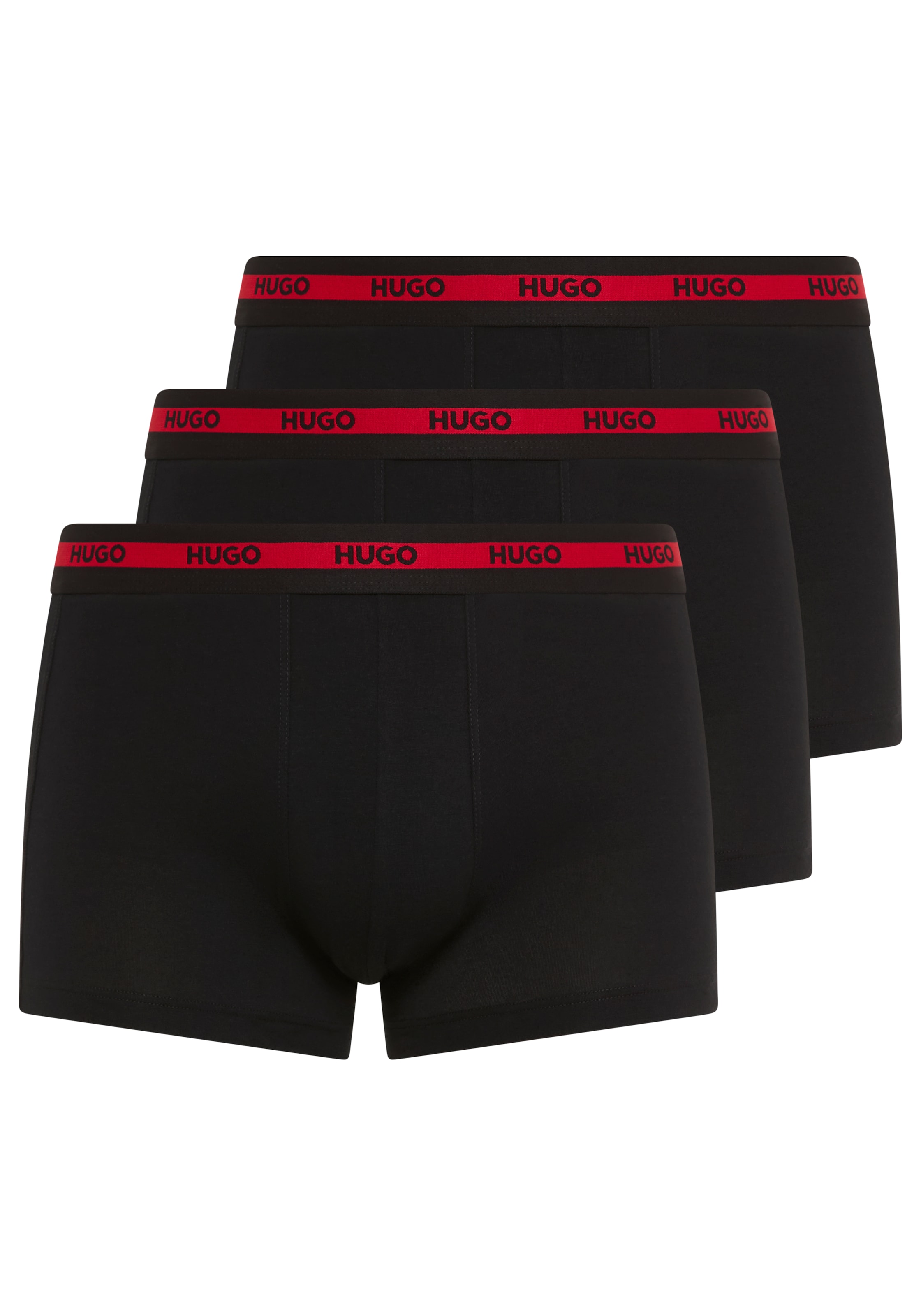 HUGO Underwear Trunk "TRIPLET PLANET" 3 Stk. Logos am elastischen Bund, mit günstig online kaufen
