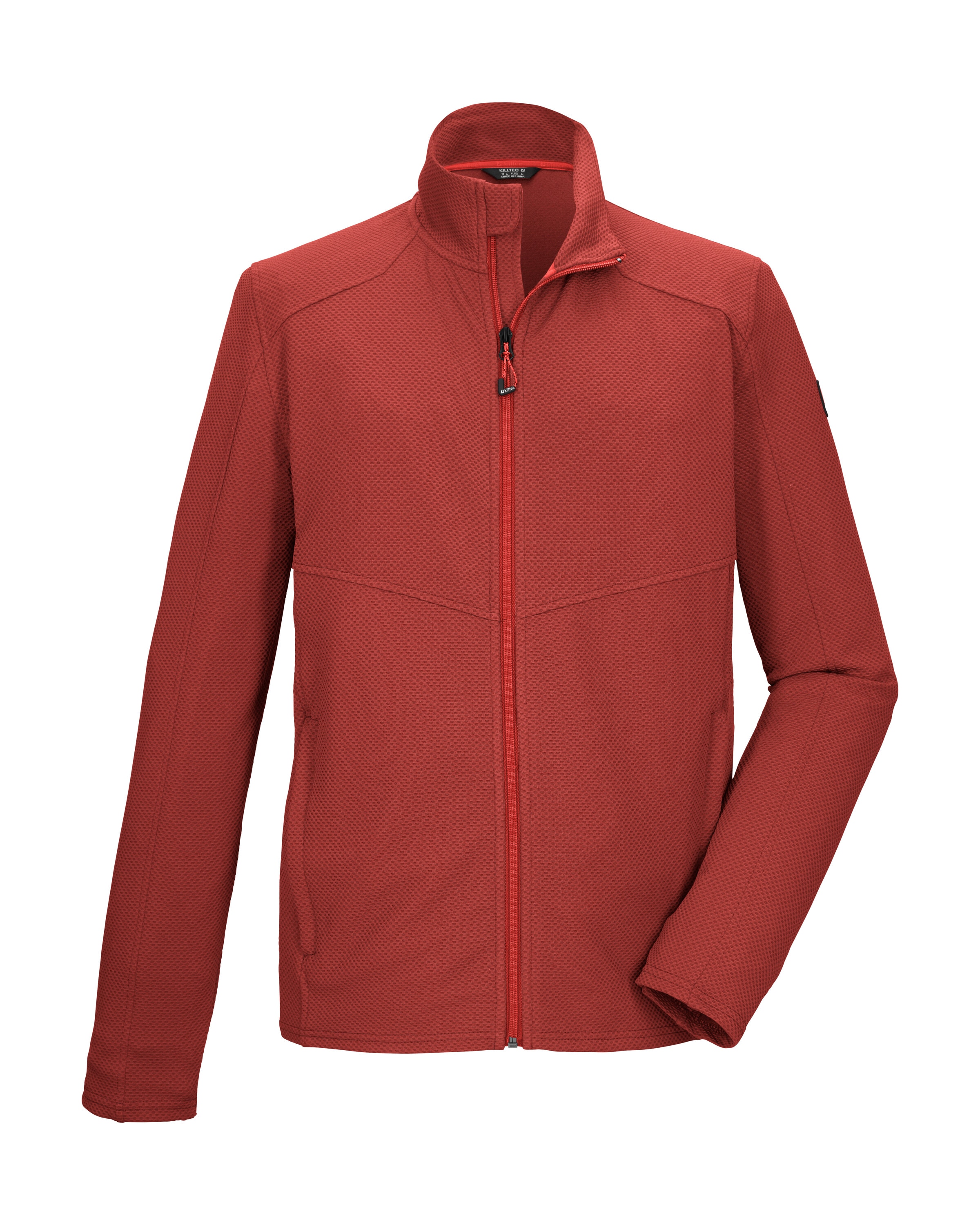 Killtec Strickjacke "KOS 68 MN FLX JCKT" Sportive Powerstretchjacke mit Kinnschutz und Taschen