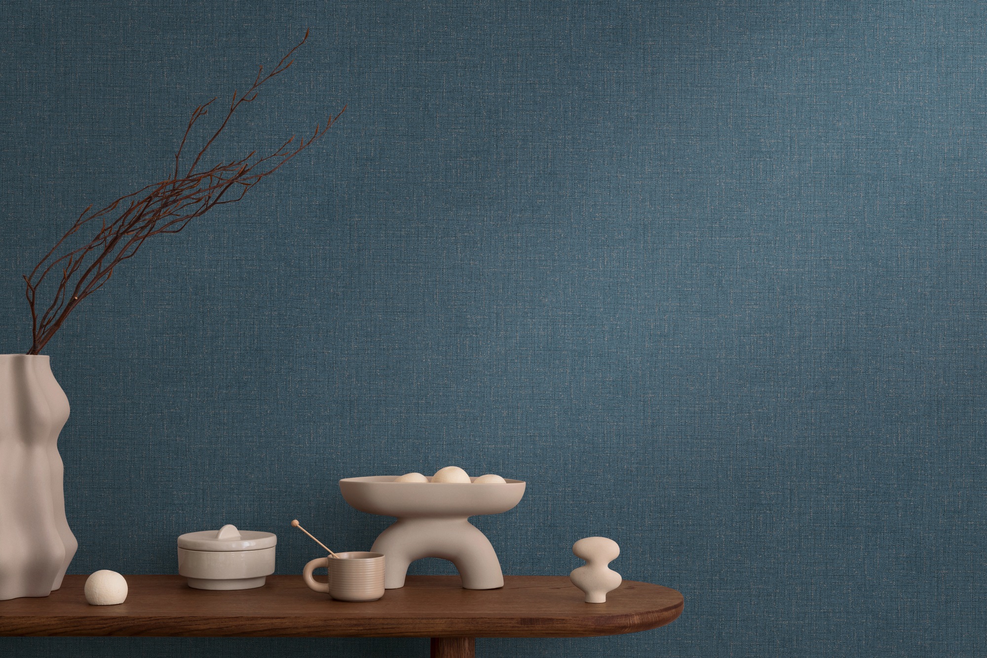 CosmoLiving by Cosmopolitan Vliestapete »Natural Texture – Struktur-Unitapete« matt strukturiert Zeitlose Vliestapete in natürlicher Leinenoptik