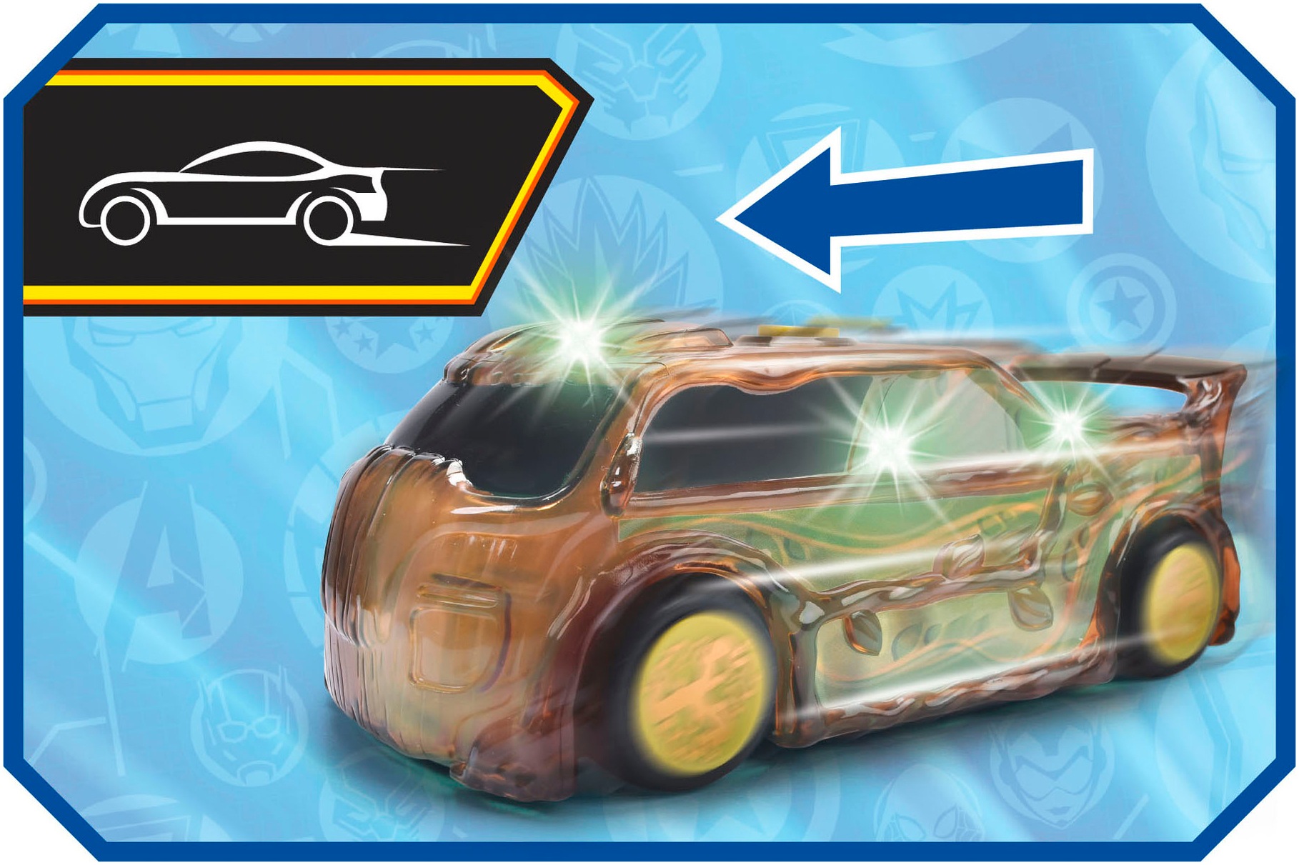 Dickie Toys Spielzeug-Auto »Marvel Light Hero Groot 1:32«, mit Licht und Sound