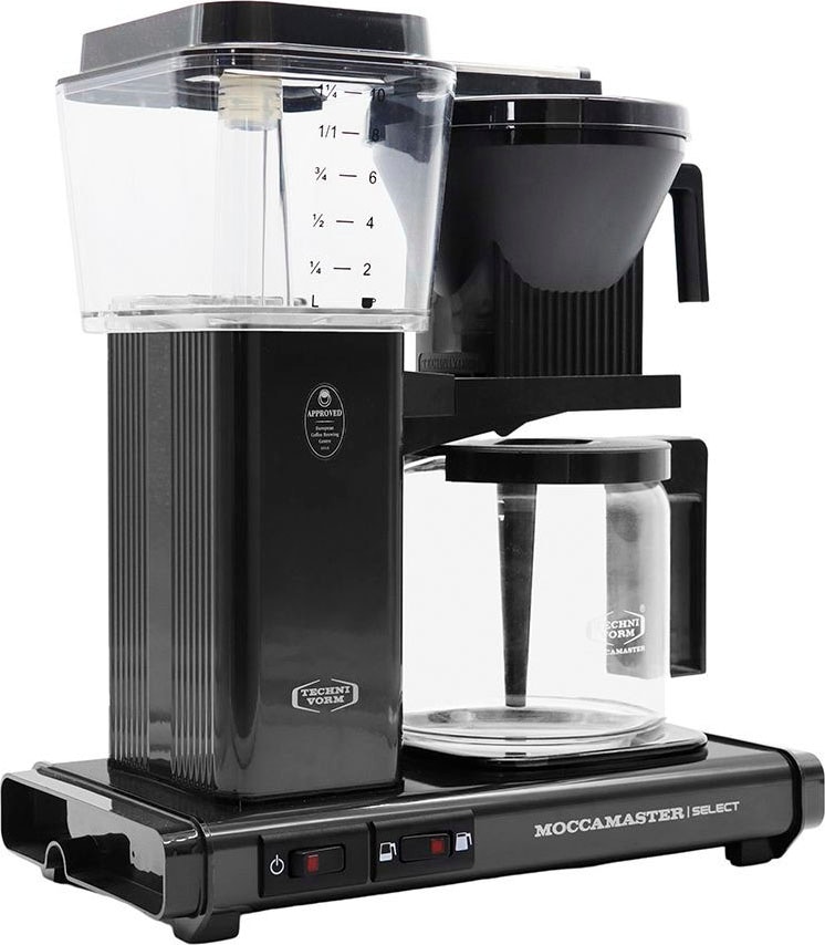 Moccamaster Filterkaffeemaschine »KBG 1,25 1x4 Papierfilter, Kaffeekanne, | black«, Select l BAUR
