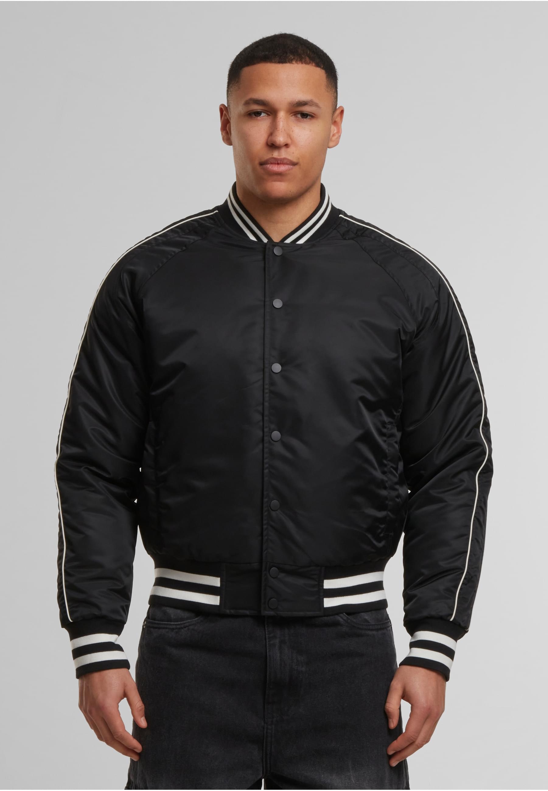 URBAN CLASSICS Bomberjacke »Urban Classics Racer Bomber Jacket«, (1 St.), ohne Kapuze