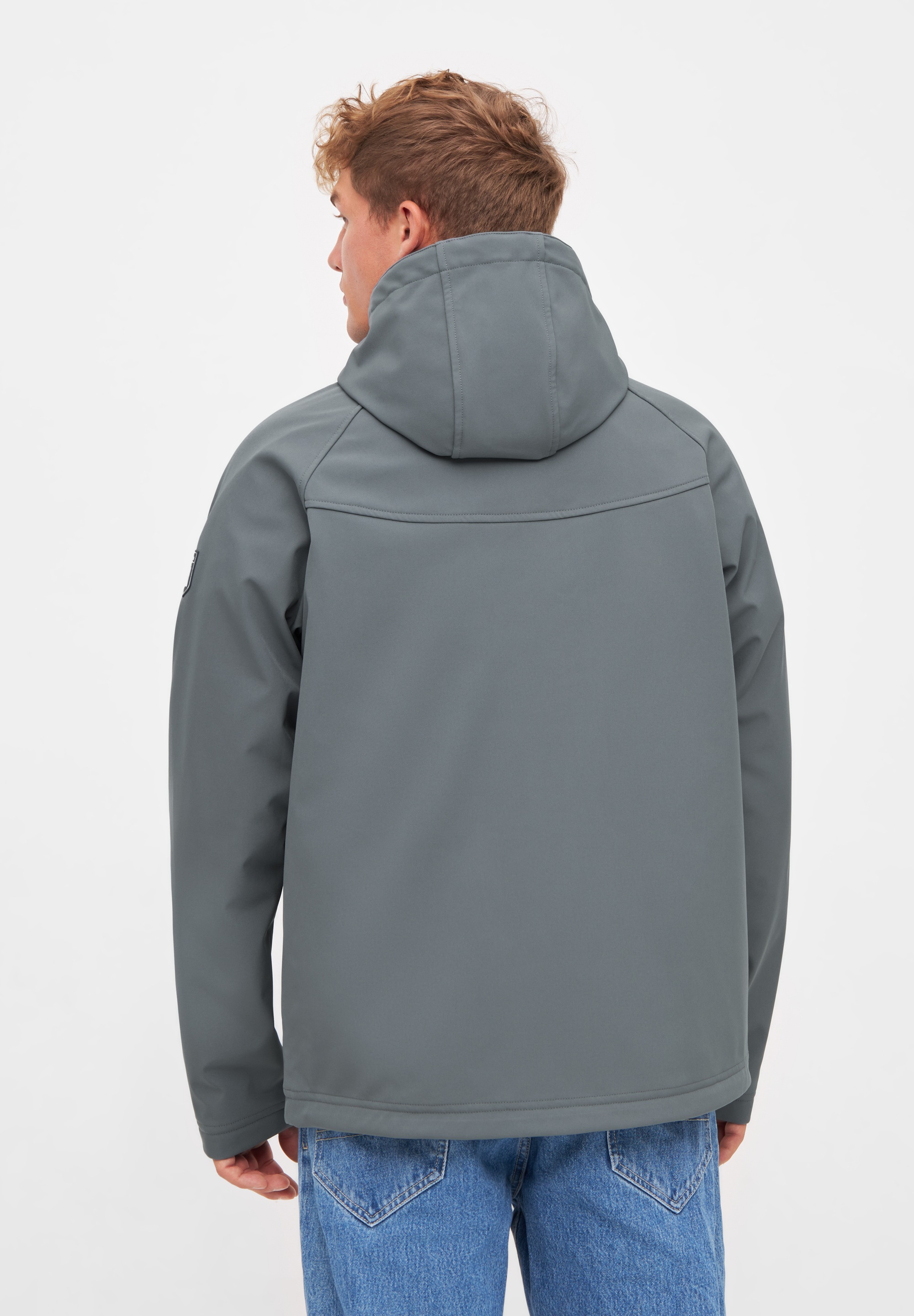 Derbe Softshelljacke »Isleby«, mit Kapuze, Wasserabweisend, winddicht, atmungsaktiv, wärmendes Fleece innen