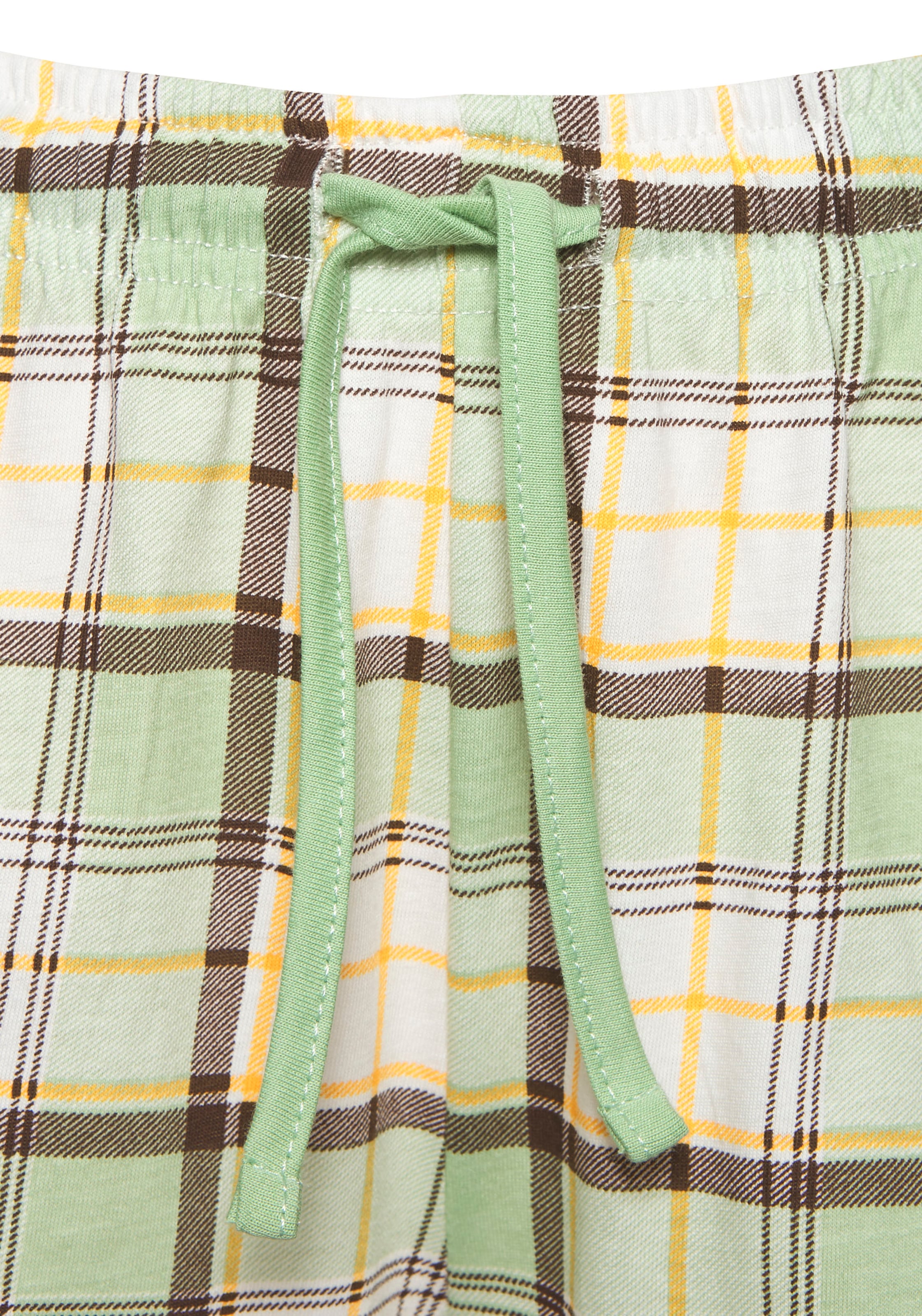 Vivance Dreams Shorty, (Set, 2 Stück), mit karierter Pyjamashorts