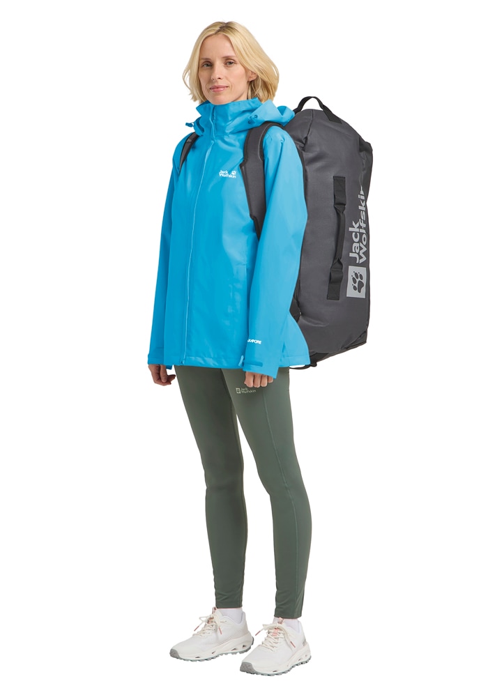 Jack Wolfskin Funktionsjacke »TRAILTIME 2L JKT W« mit Kapuze Wetterschutzjacke, wasser-und winddicht, atmungsaktiv