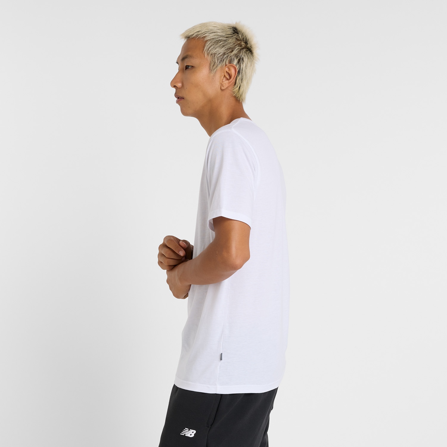 New Balance Laufshirt »Heathertech Logo T-Shirt«