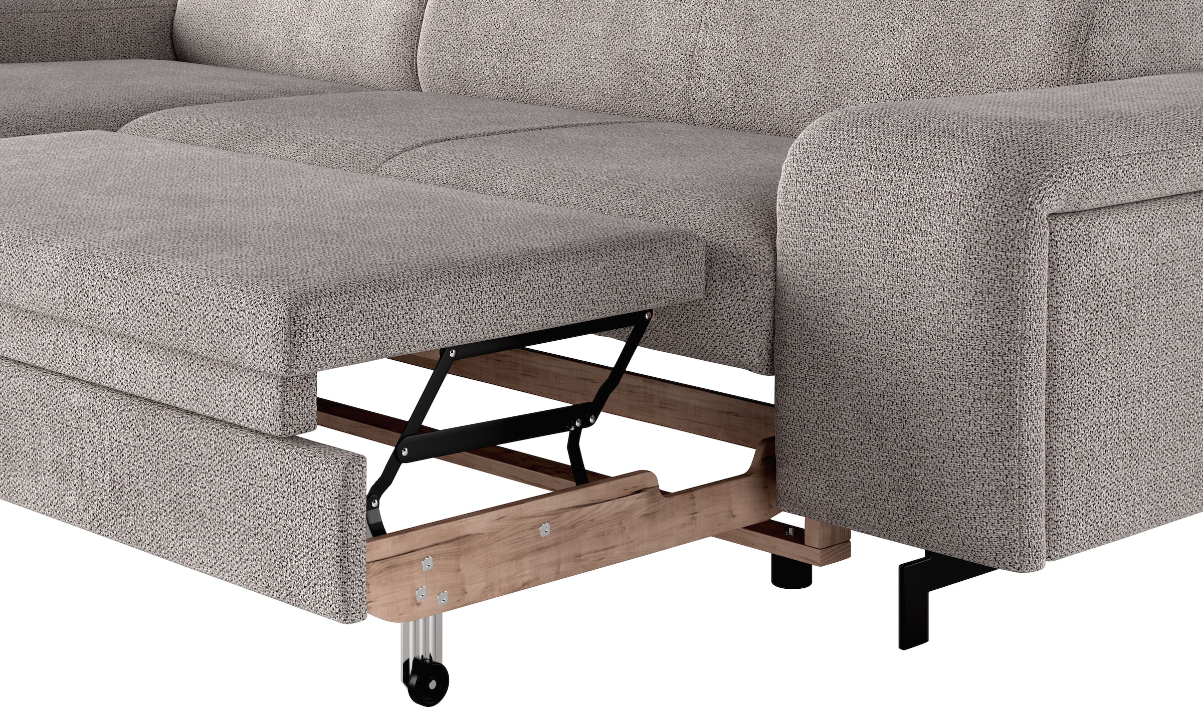 COTTA Ecksofa »Emma L-Form«, mit Kopfteilverstellung, wahlweise mit Bettfunktion & Bettkasten