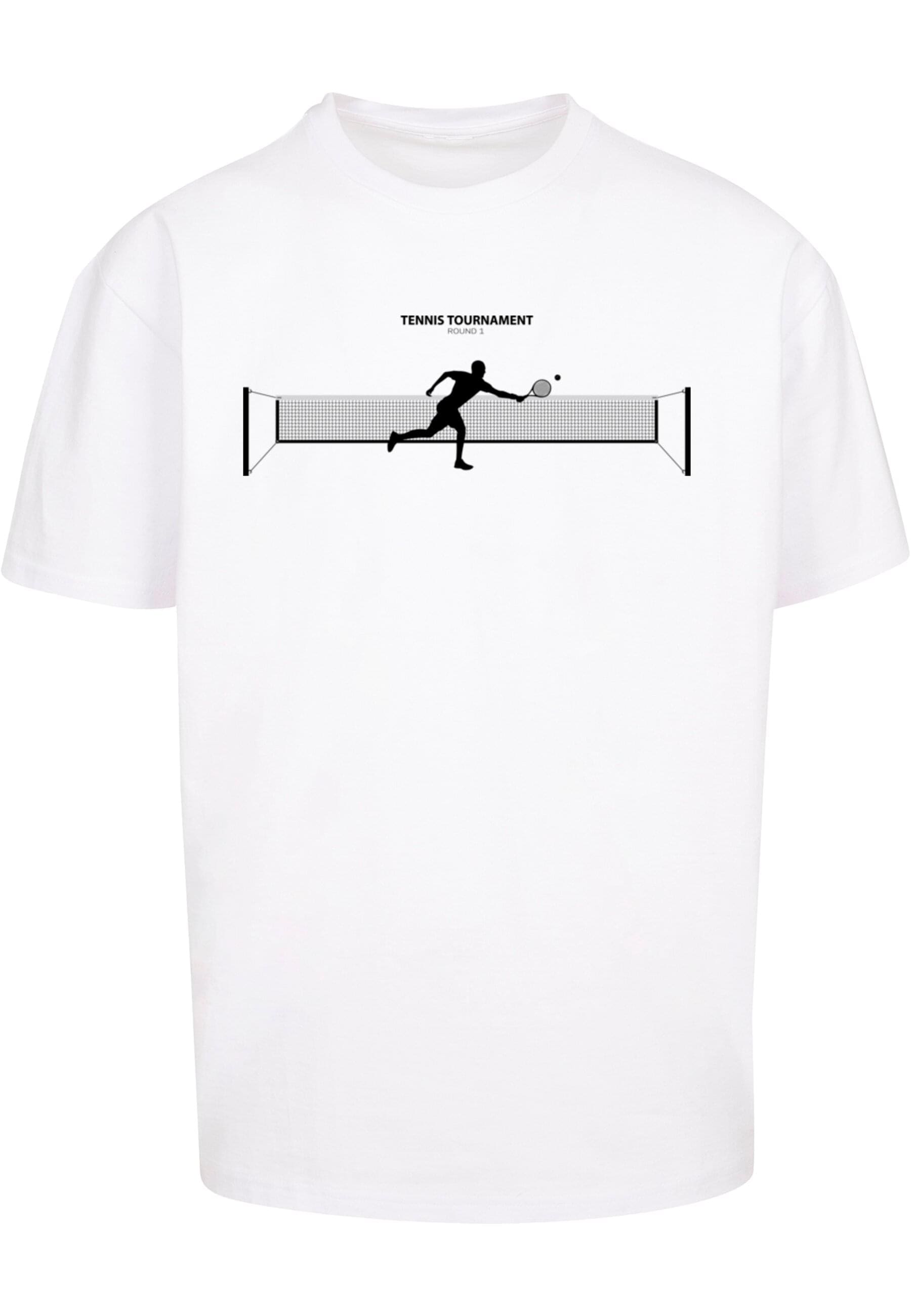 Merchcode T-Shirt "Merchcode Herren Tennis Round 1 Heavy Oversized Tee", (1 günstig online kaufen