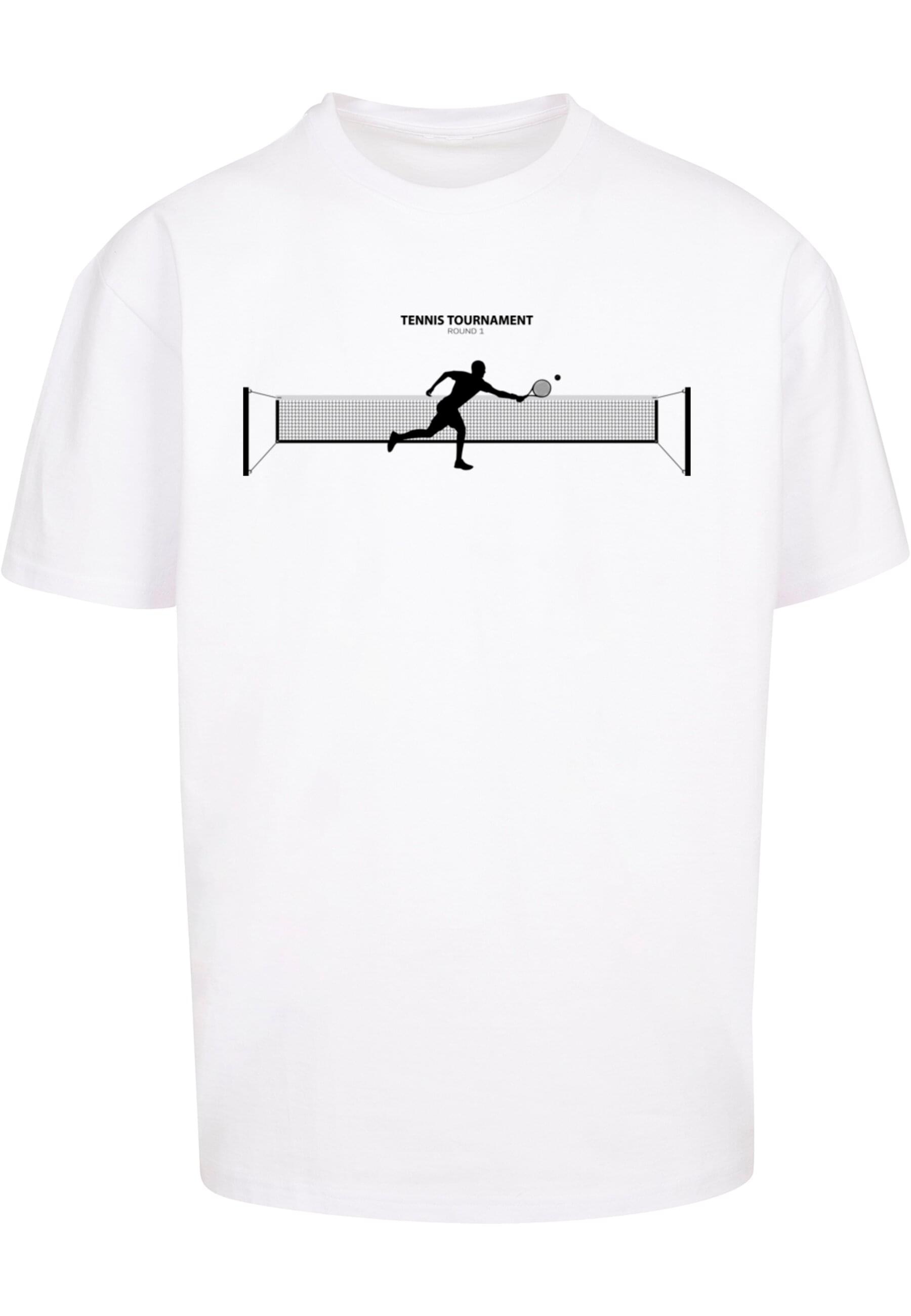 Merchcode T-Shirt "Merchcode Herren Tennis Round 1 Heavy Oversized Tee" günstig online kaufen