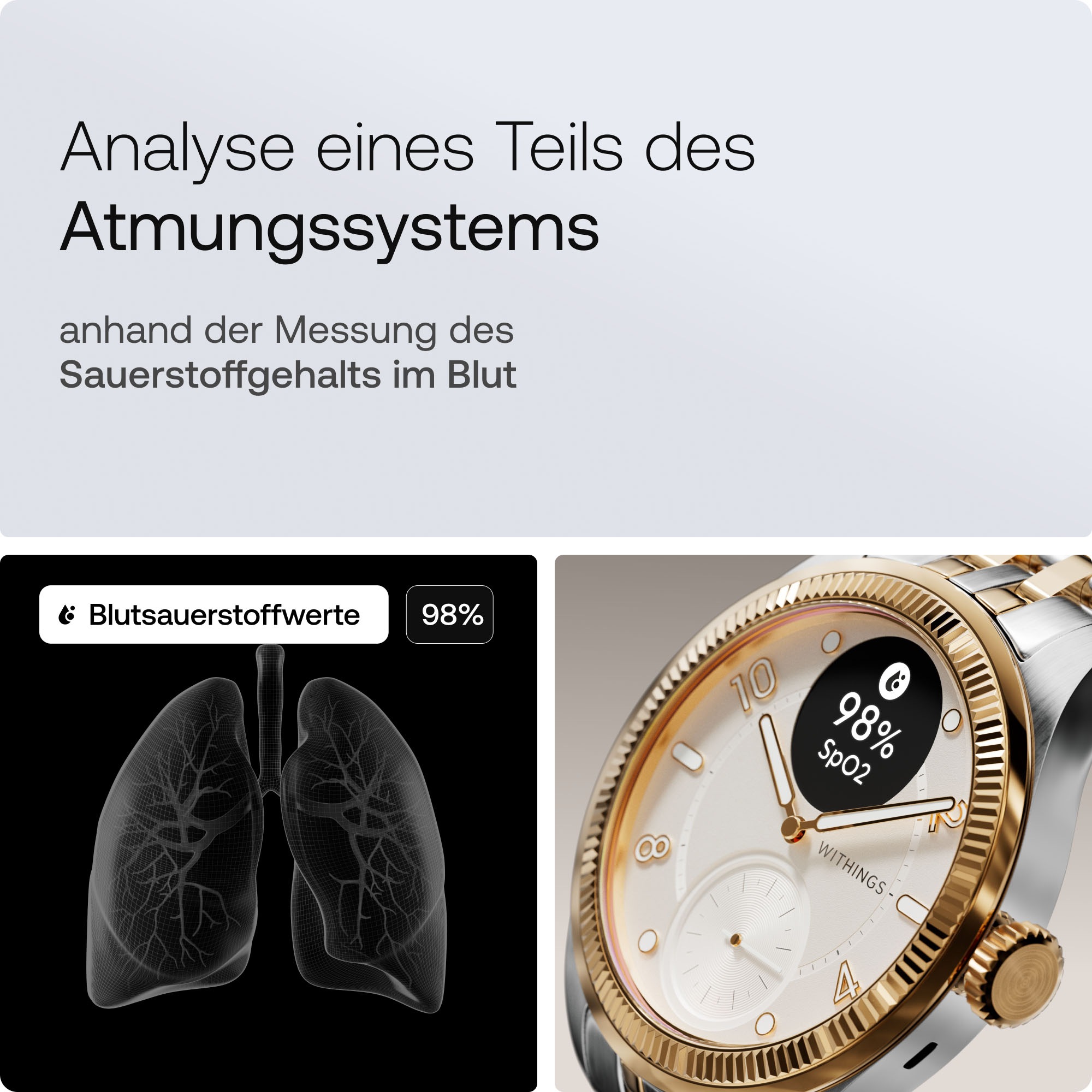 Withings Smartwatch »ScanWatch Nova Brilliant Edition 39mm«, (1.6 cm / 0.63 Zoll),)