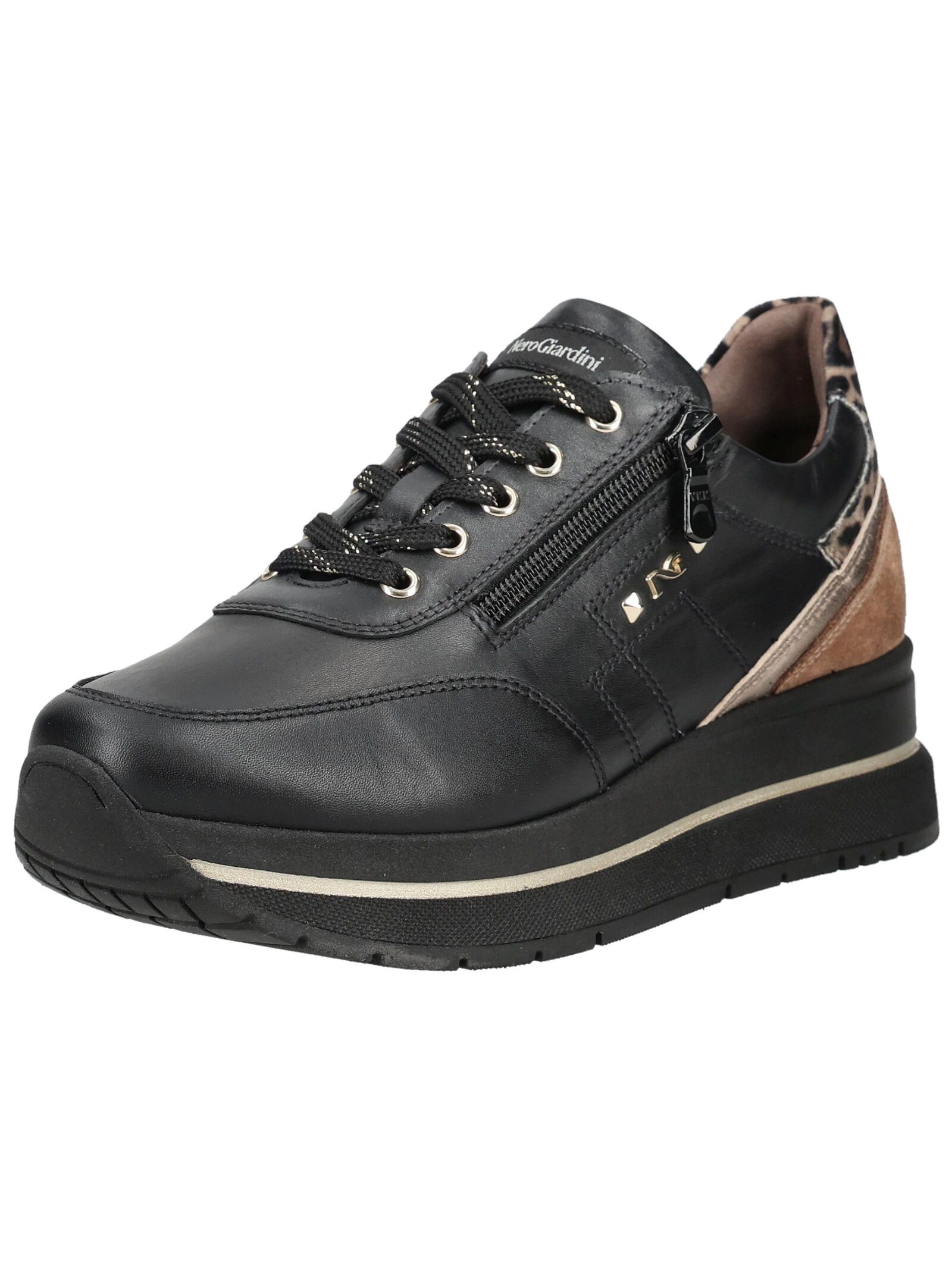 Nero Giardini Plateausneaker "Nero Giardini Sneaker Leder/Textil"