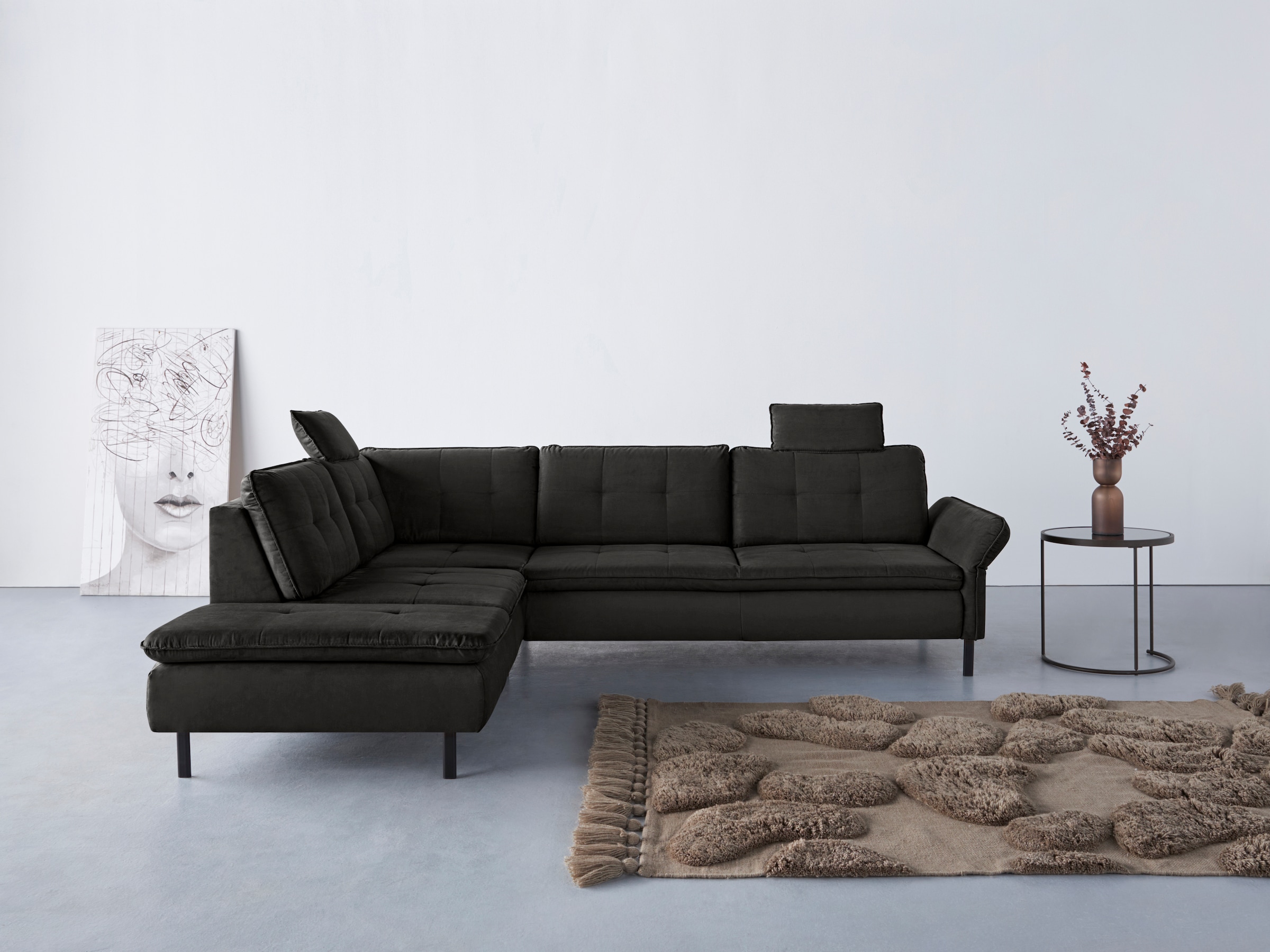 INOSIGN Ecksofa »Birkholm L-Form« Armlehnverst...