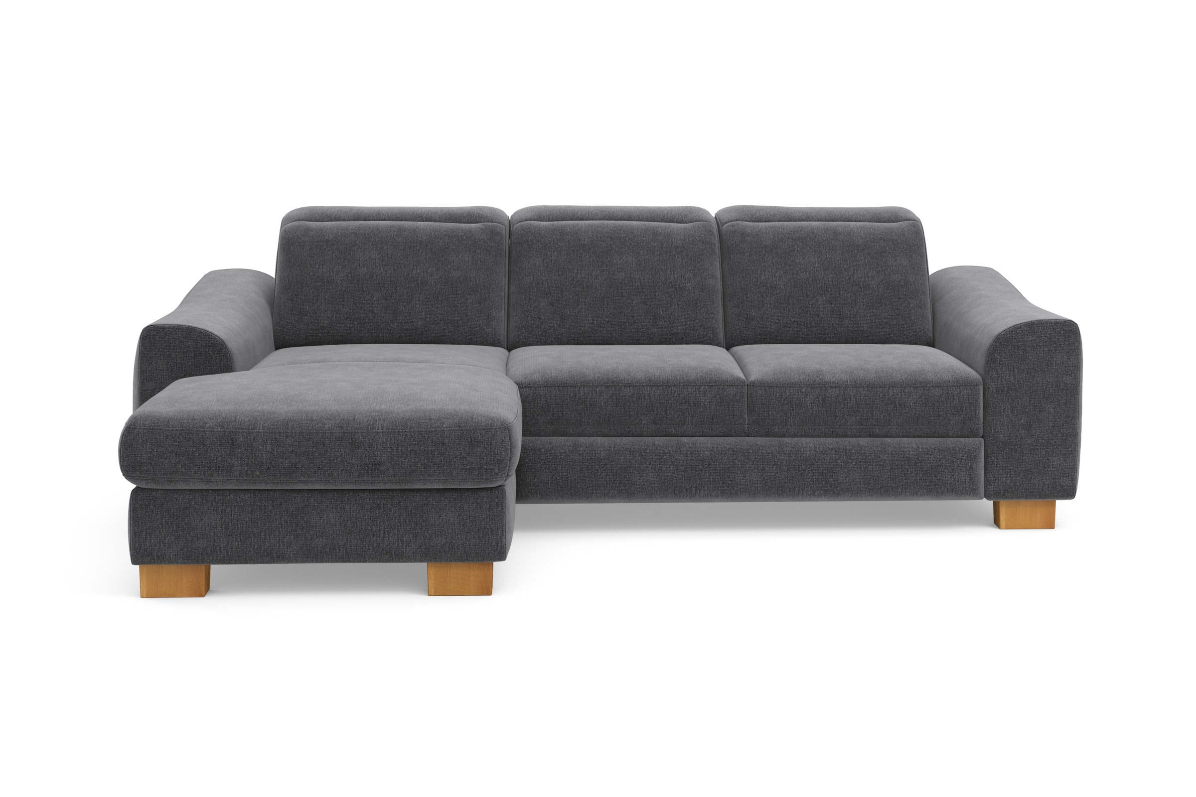 Home affaire Ecksofa »Dundee L-Form«, wahlweise mit Kopfteilverstellung und zusätzlich mit Bettfunktion