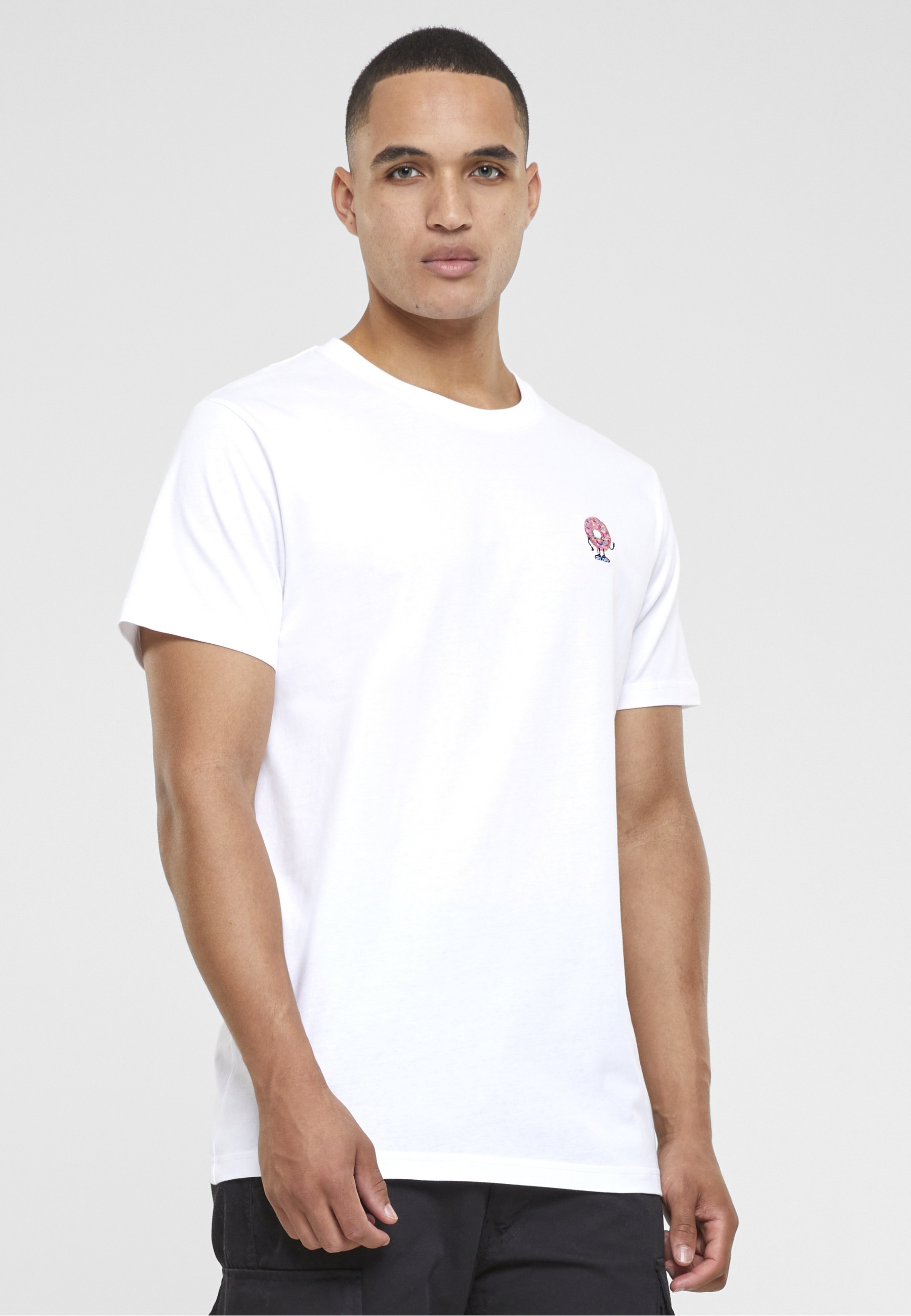 MisterTee T-Shirt »MisterTee Herren Donut Tee EMB« 1 Stk.