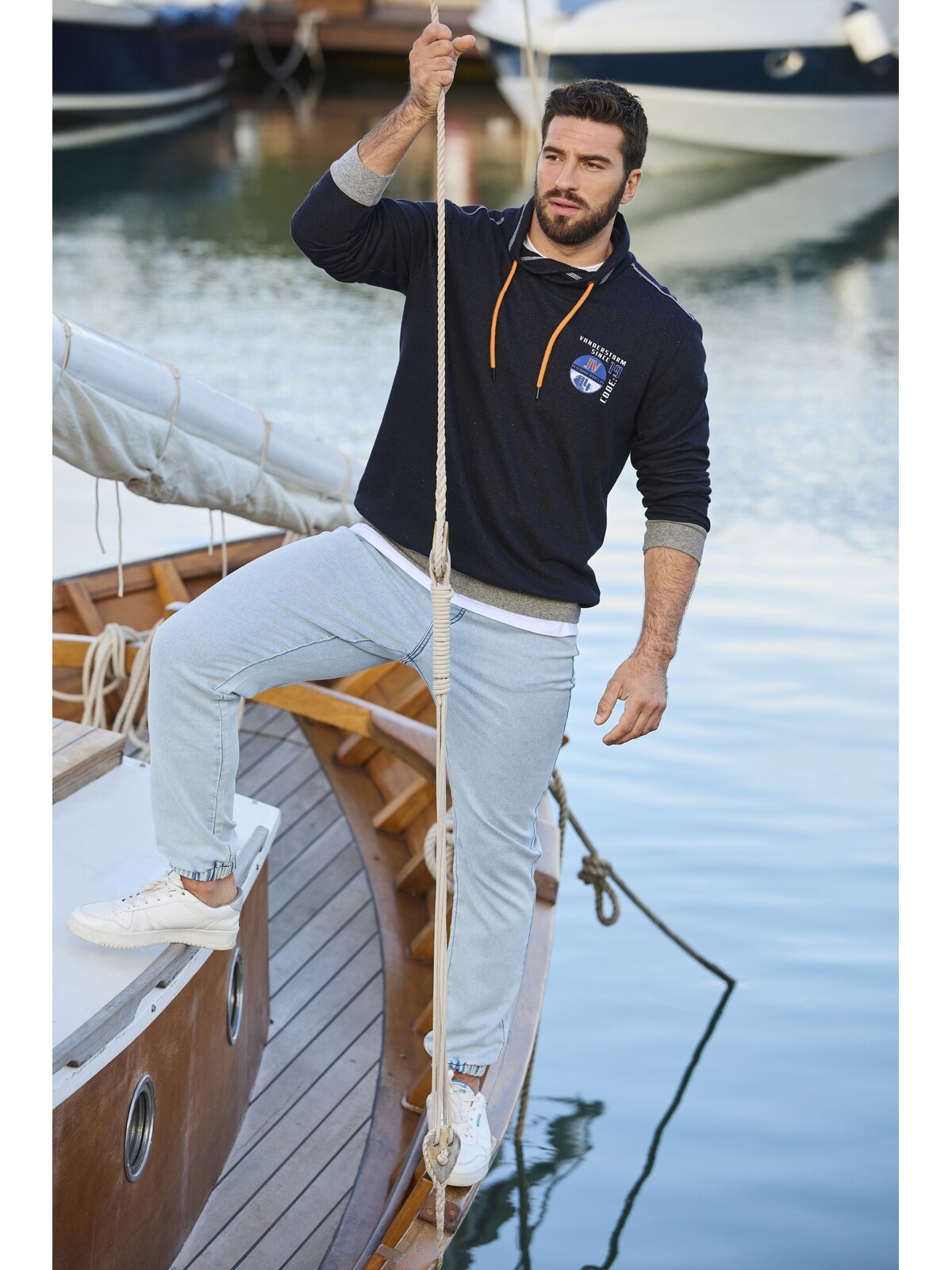 Jan Vanderstorm Schlupfjeans »Schlupfjeans HAAPI«