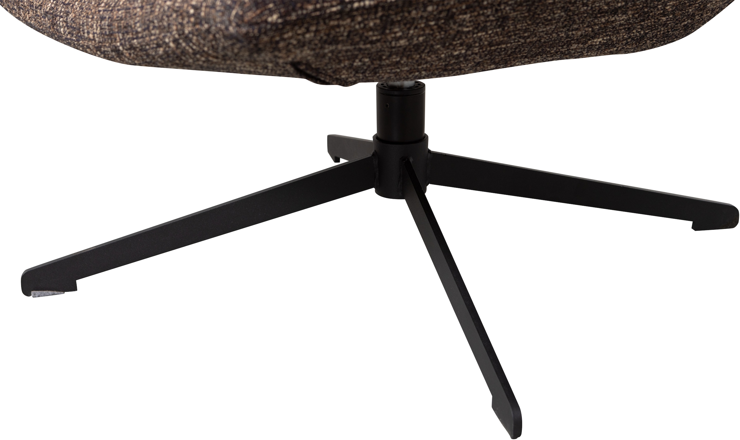 WOOOD Drehsessel »Milaro mit Fling-Melange-Bezug und Drehmechanismus B75 x T94 x H88 cm« Hohe Verschleißfestigkeit, Tragkraft 120 kg, mittlere Sitzhöhe