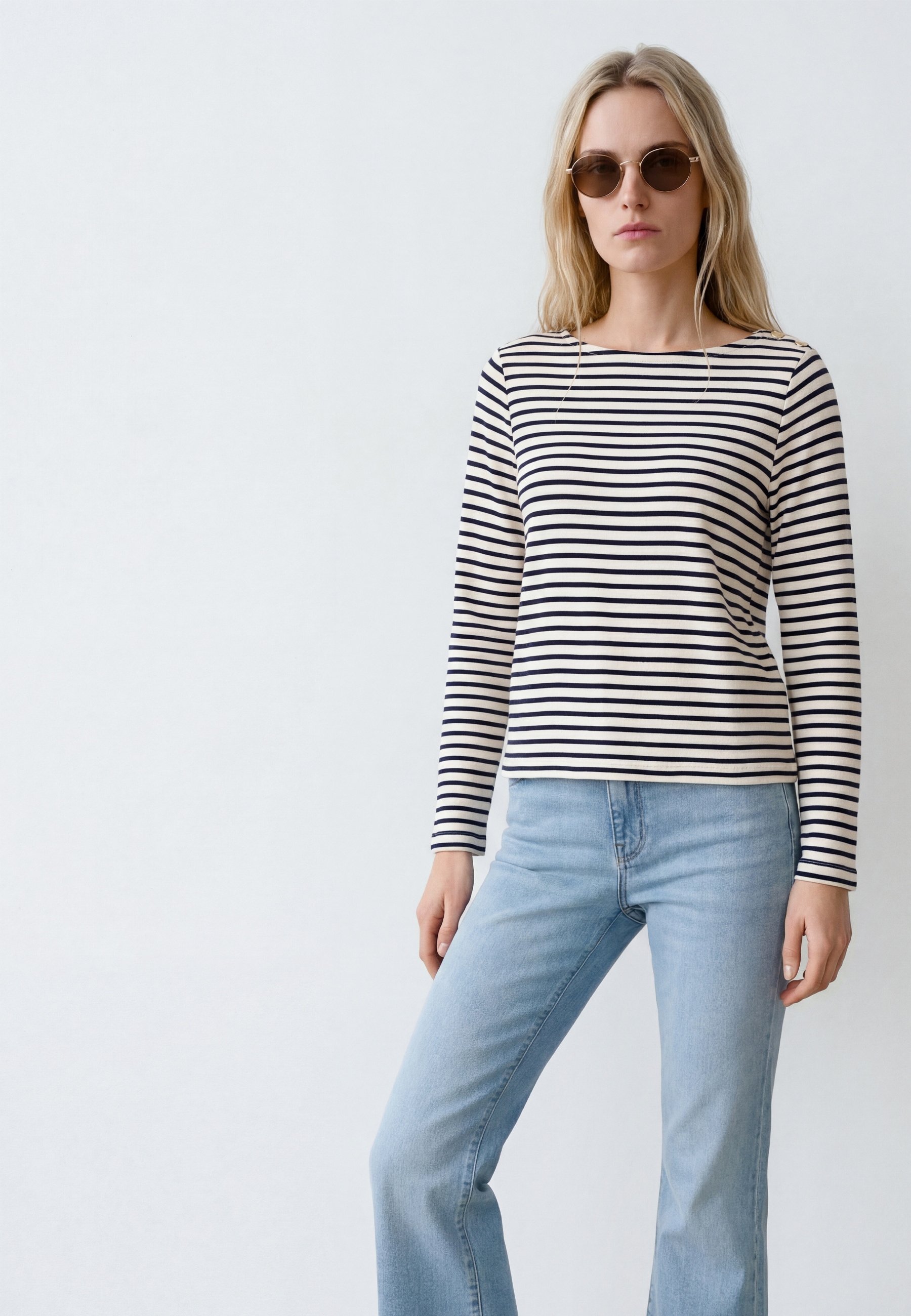 Mavi Langarmshirt »LONG SLEEVE FASHION JERSEY« Top mit Streifen