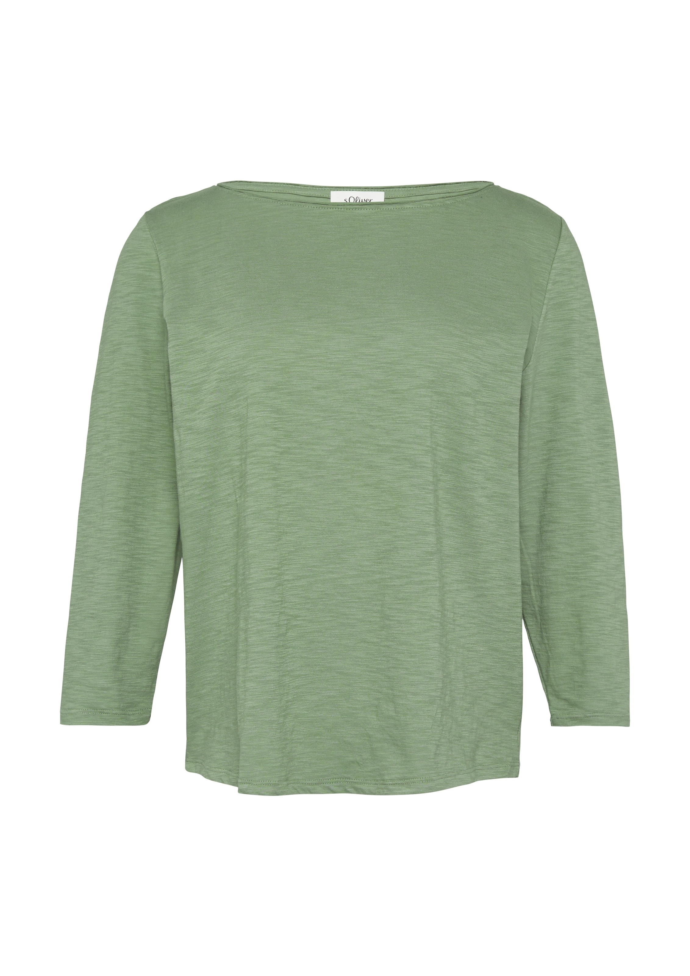 s.Oliver Langarmshirt, aus Flammgarn