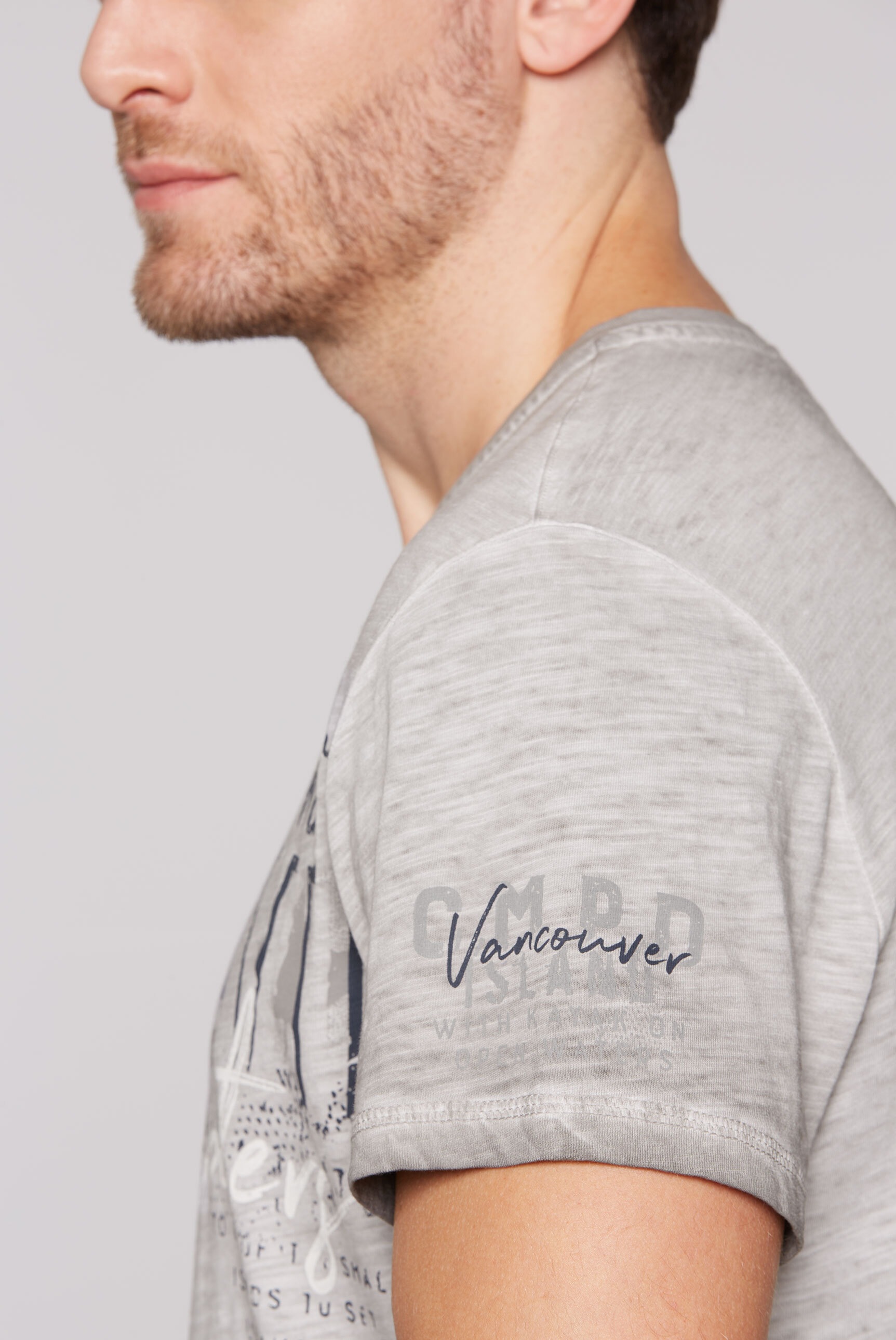 CAMP DAVID Rundhalsshirt, aus Baumwolle