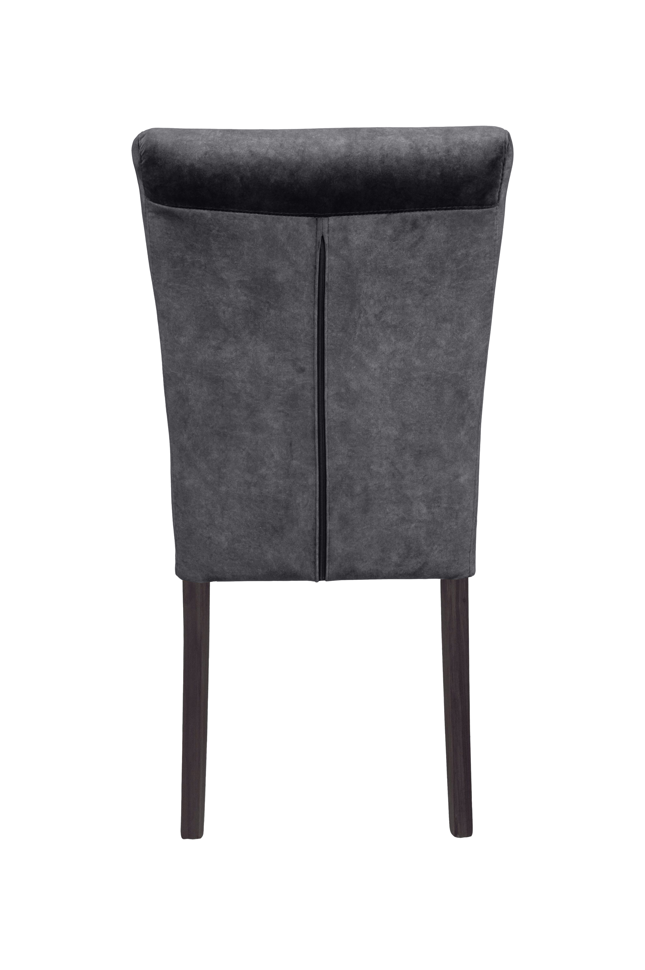 Home affaire 4-Fußstuhl "Henry" (Set) 2 Stk. Samtvelours Sitz und Rücken ge günstig online kaufen