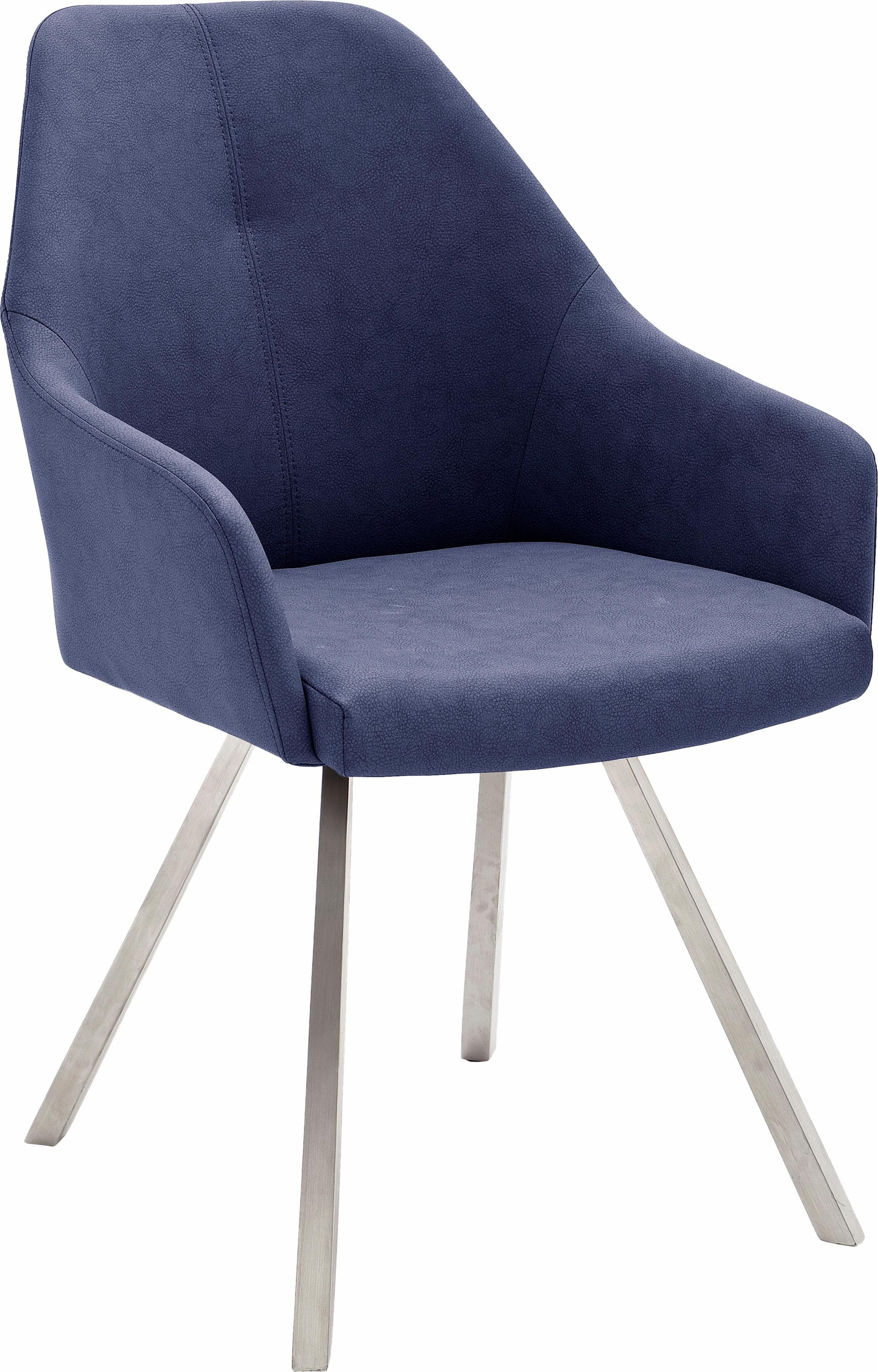 MCA furniture 4-Fußstuhl "Madita A-eckig" (Set) 2 Stk. Kunstleder Stuhl bel günstig online kaufen