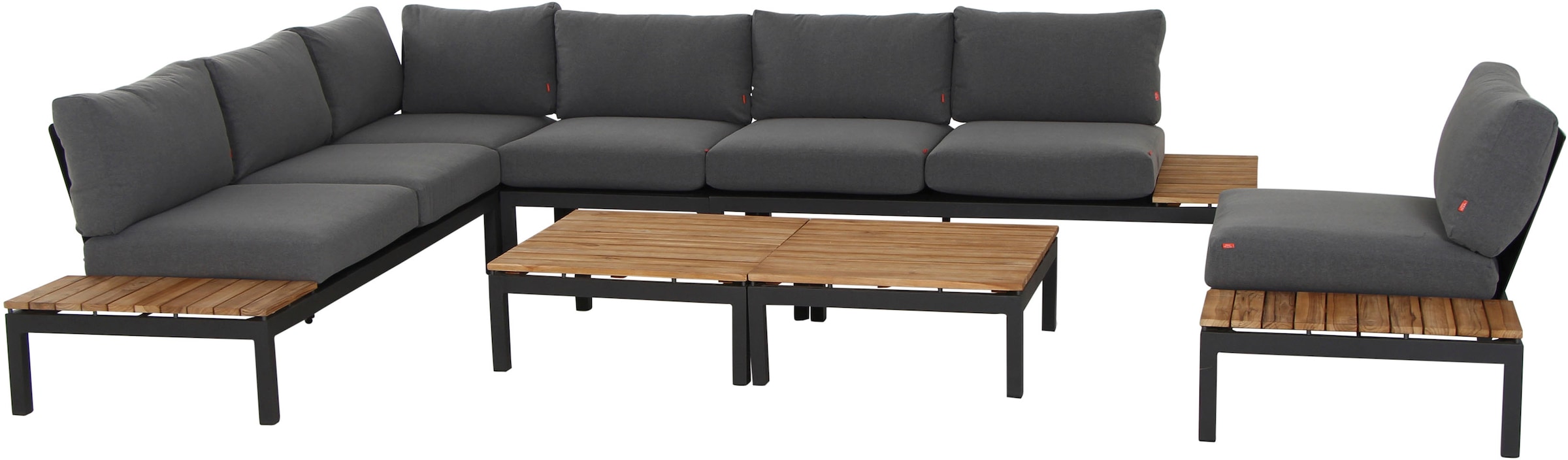 Siena Garden Gartenlounge-Set "Alvida" Set, 15 Stk. tlg. best. aus 2 Sofas, günstig online kaufen