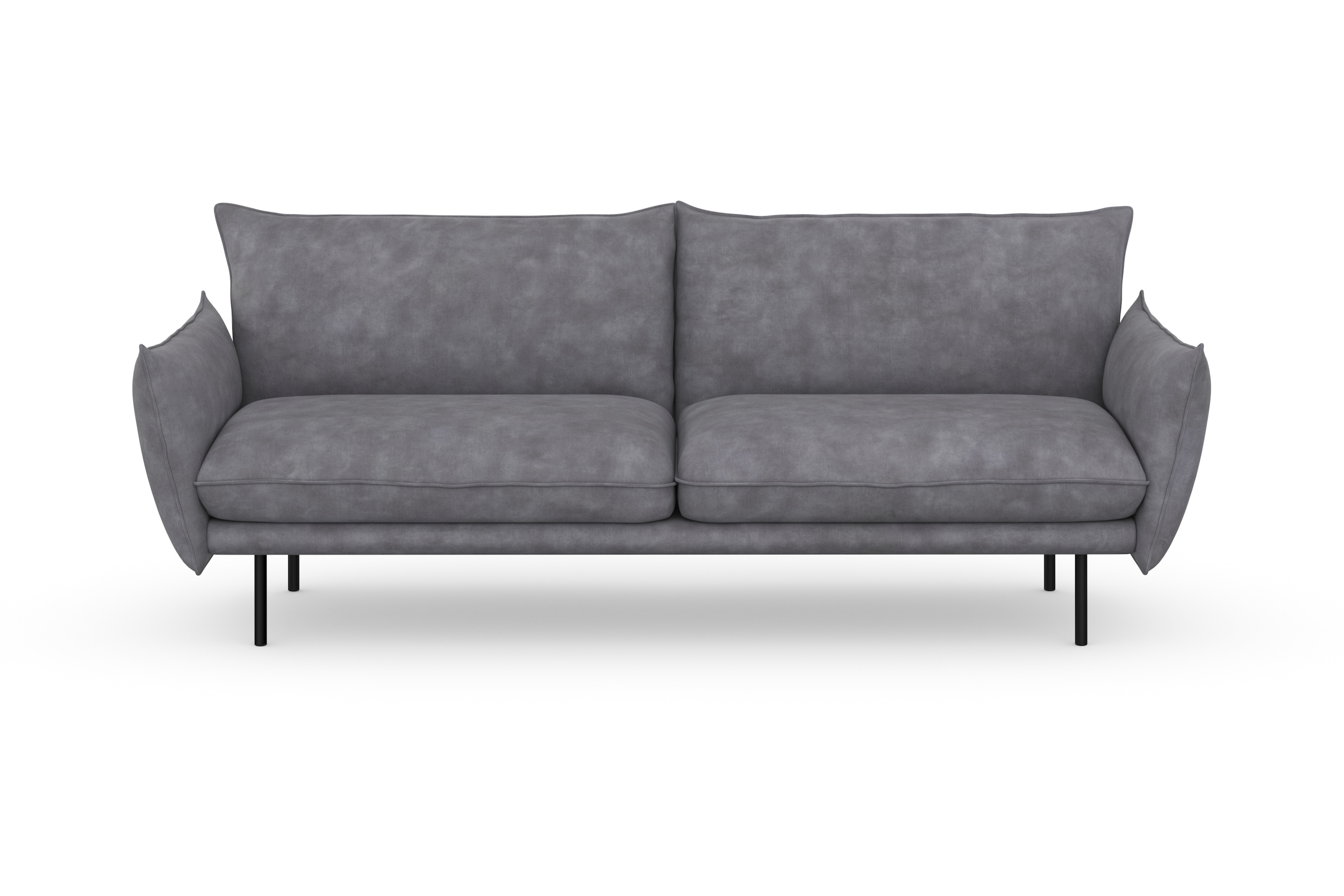 OTTO home 3-Sitzer "Stine" Besonderes Design durch Kissenoptik und Keder